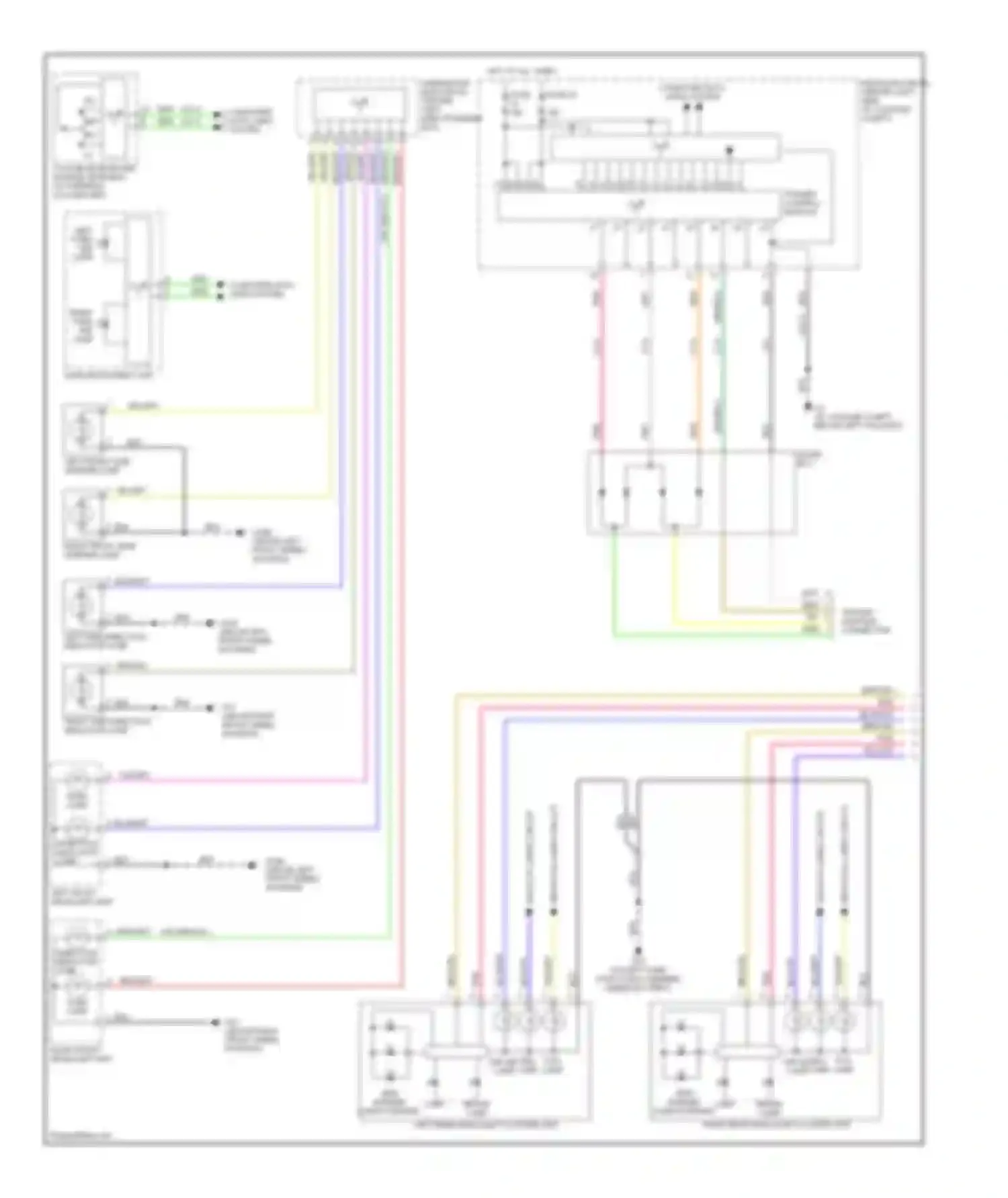 9-3 Saab II (2002-2008): Exterior lamps circuit (1 of 2)