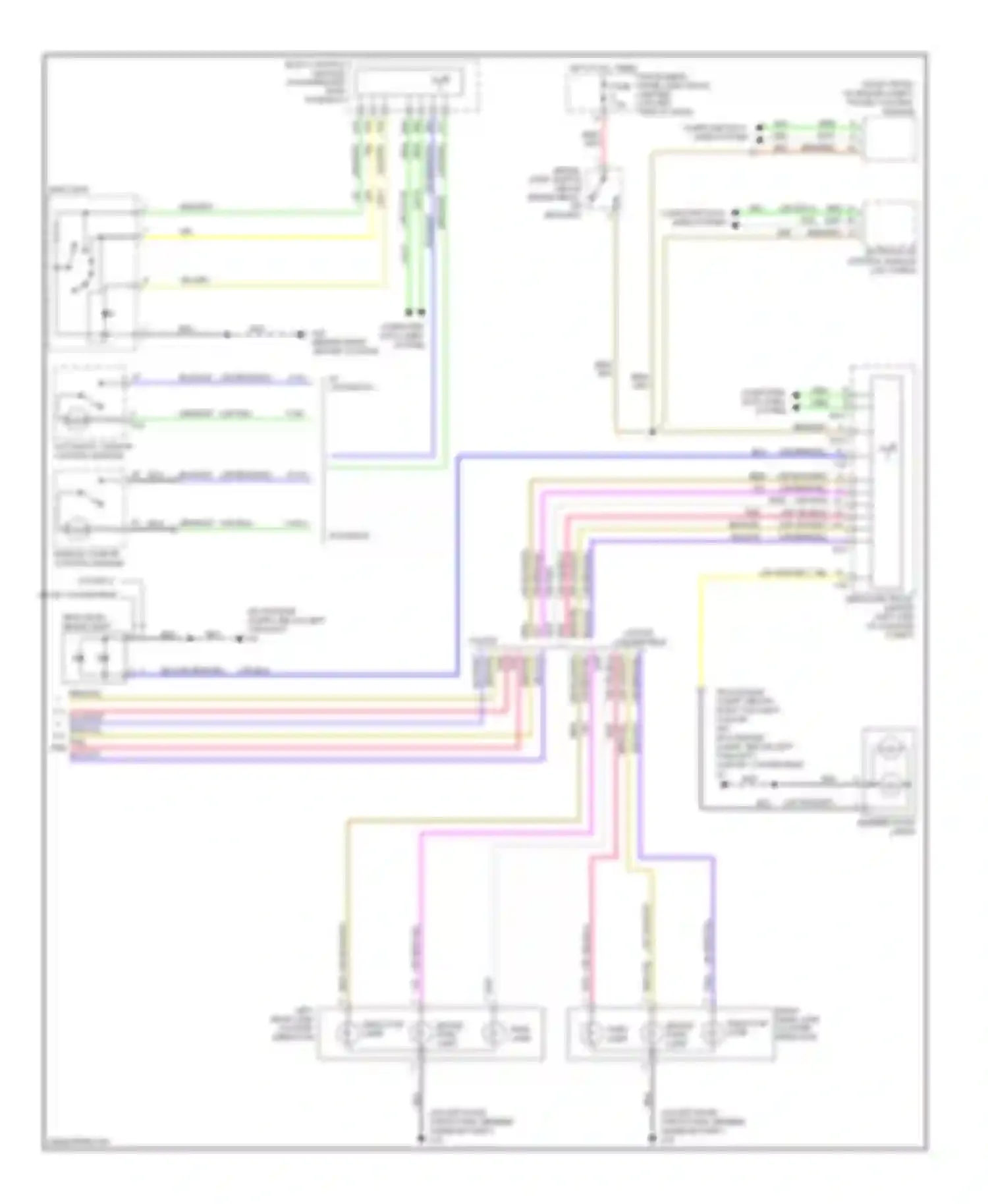 9-3 Saab II (2002-2008): Exterior lamps circuit (2 of 2)