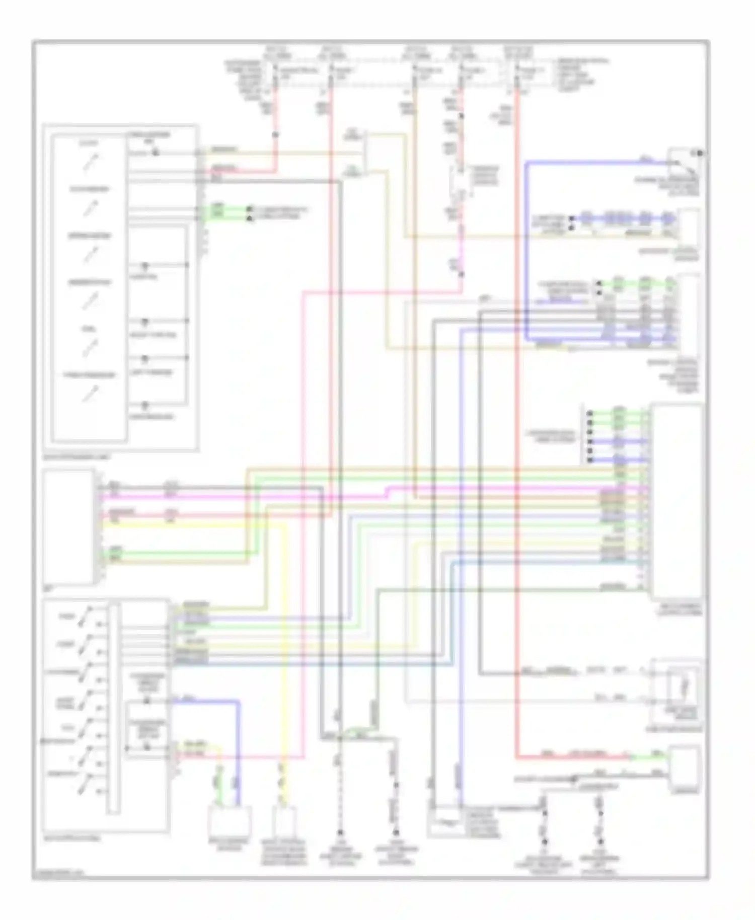 9-3 Saab II (2002-2008): Instrument cluster circuit