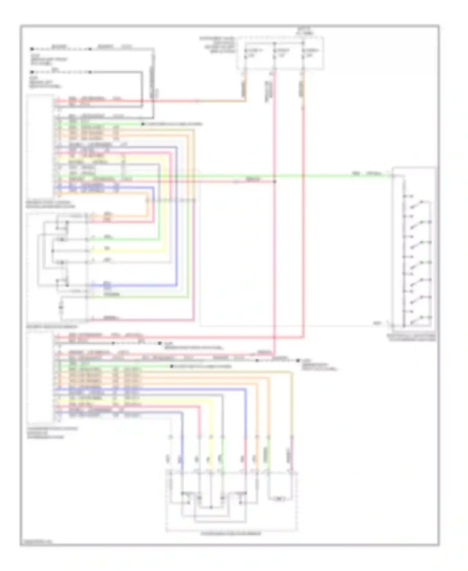 9-3 Saab II (2002-2008): Memory mirrors circuit