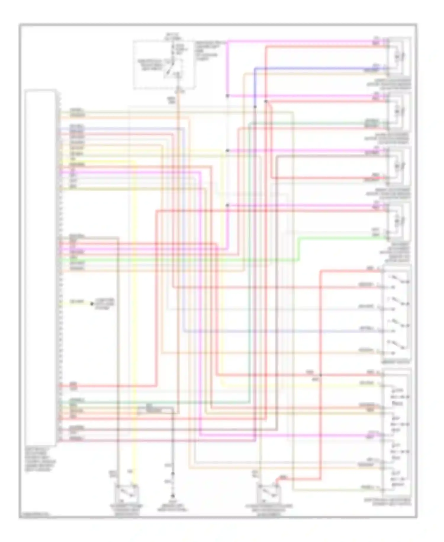 9-3 Saab II (2002-2008): Memory seat circuit, convertible