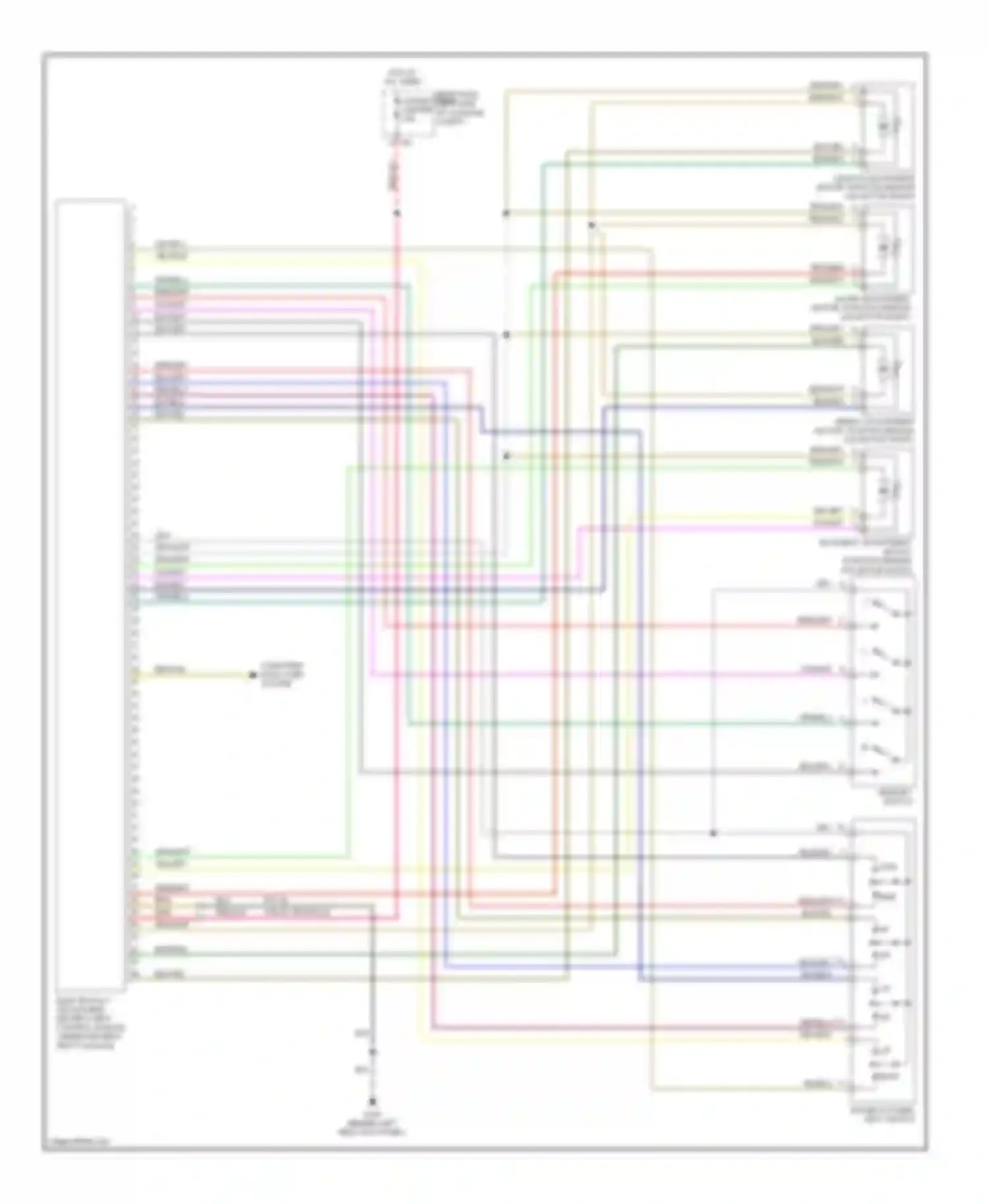 9-3 Saab II (2002-2008): Memory seat circuit, wagon
