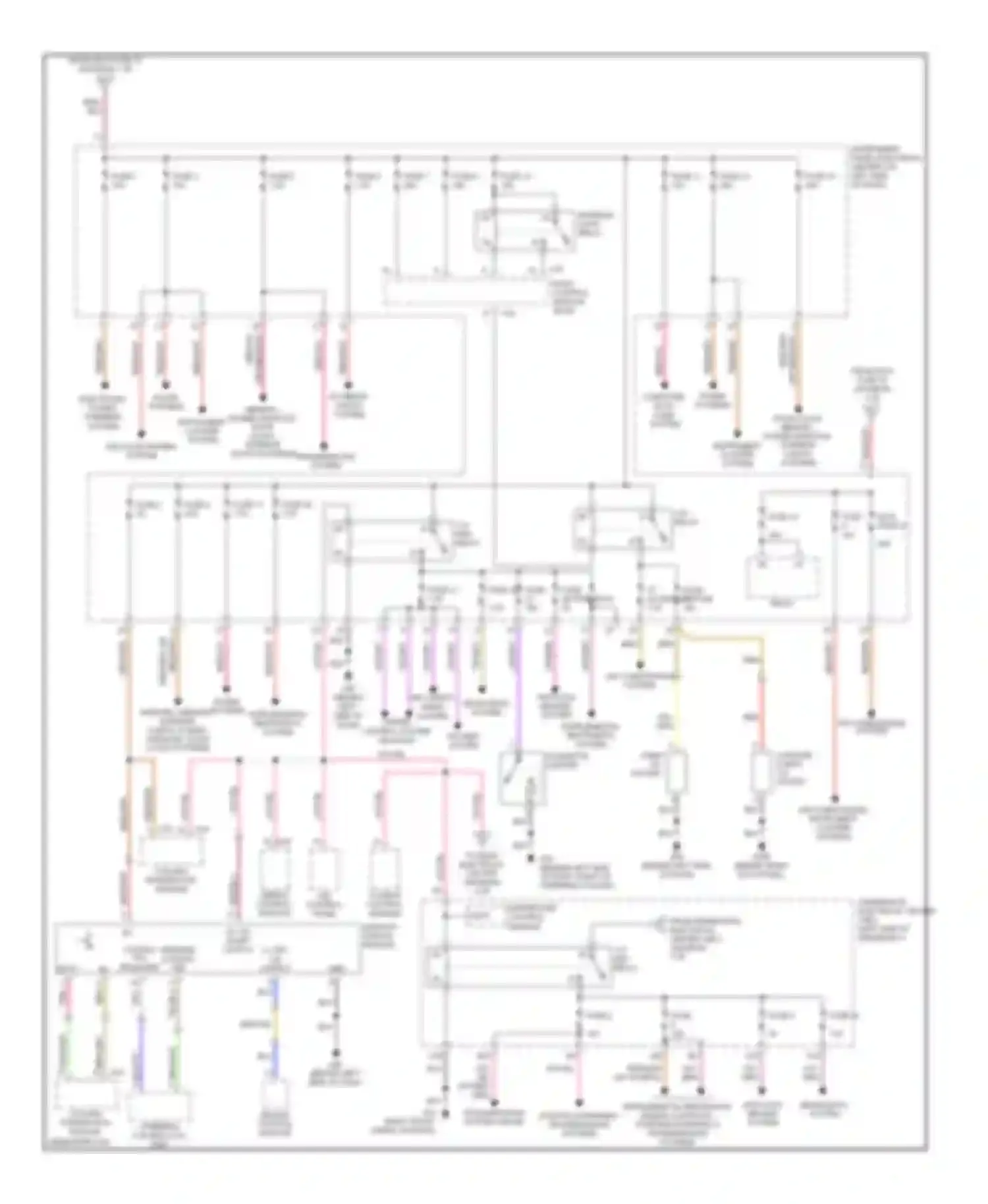 9-3 Saab II (2002-2008): Power distribution circuit (2 of 3)