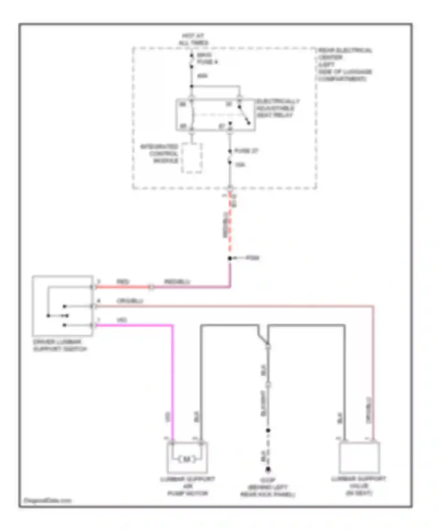 9-3 Saab II (2002-2008): Lumbar circuit, convertible