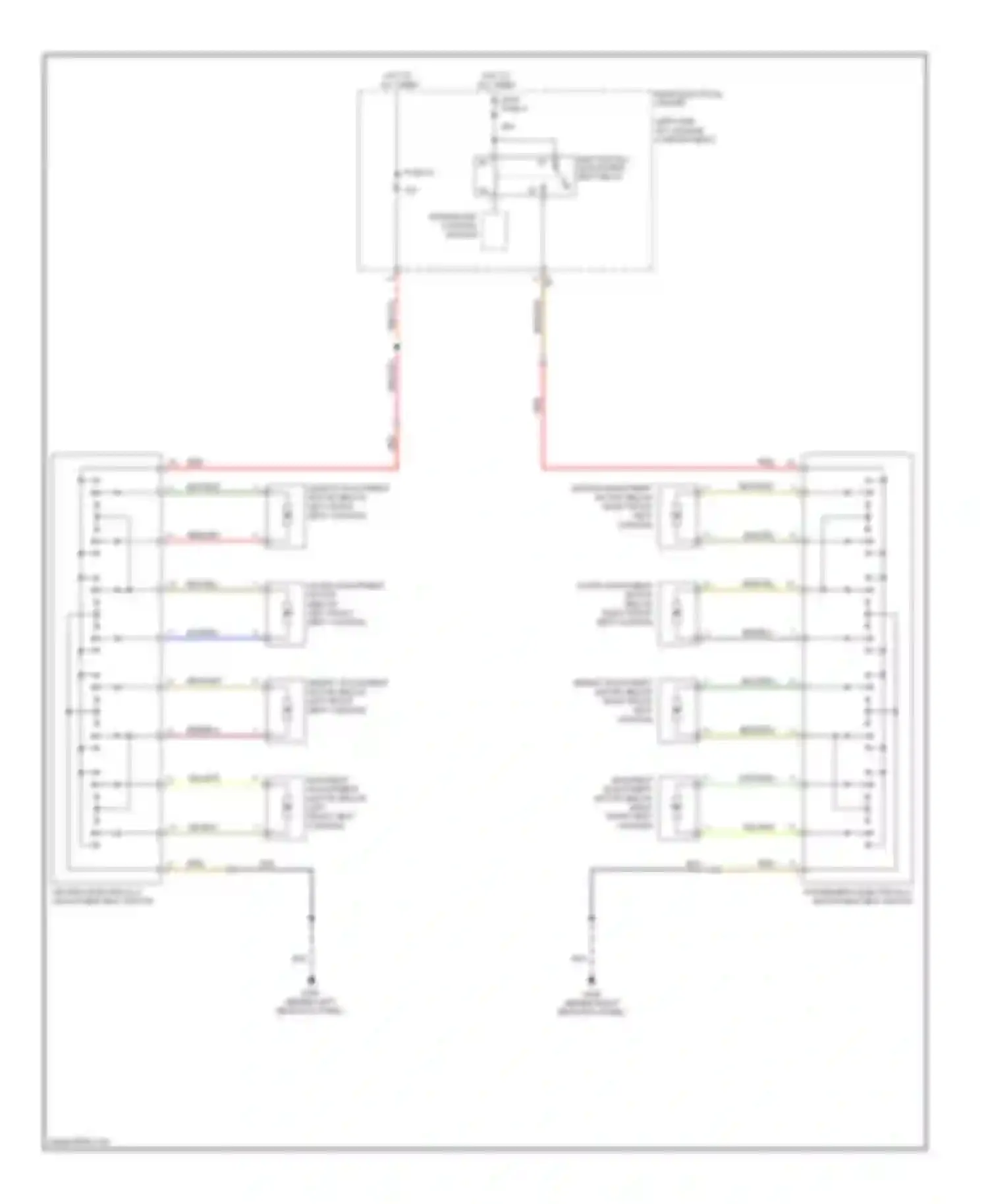 9-3 Saab II (2002-2008): Power seats circuit, sedan