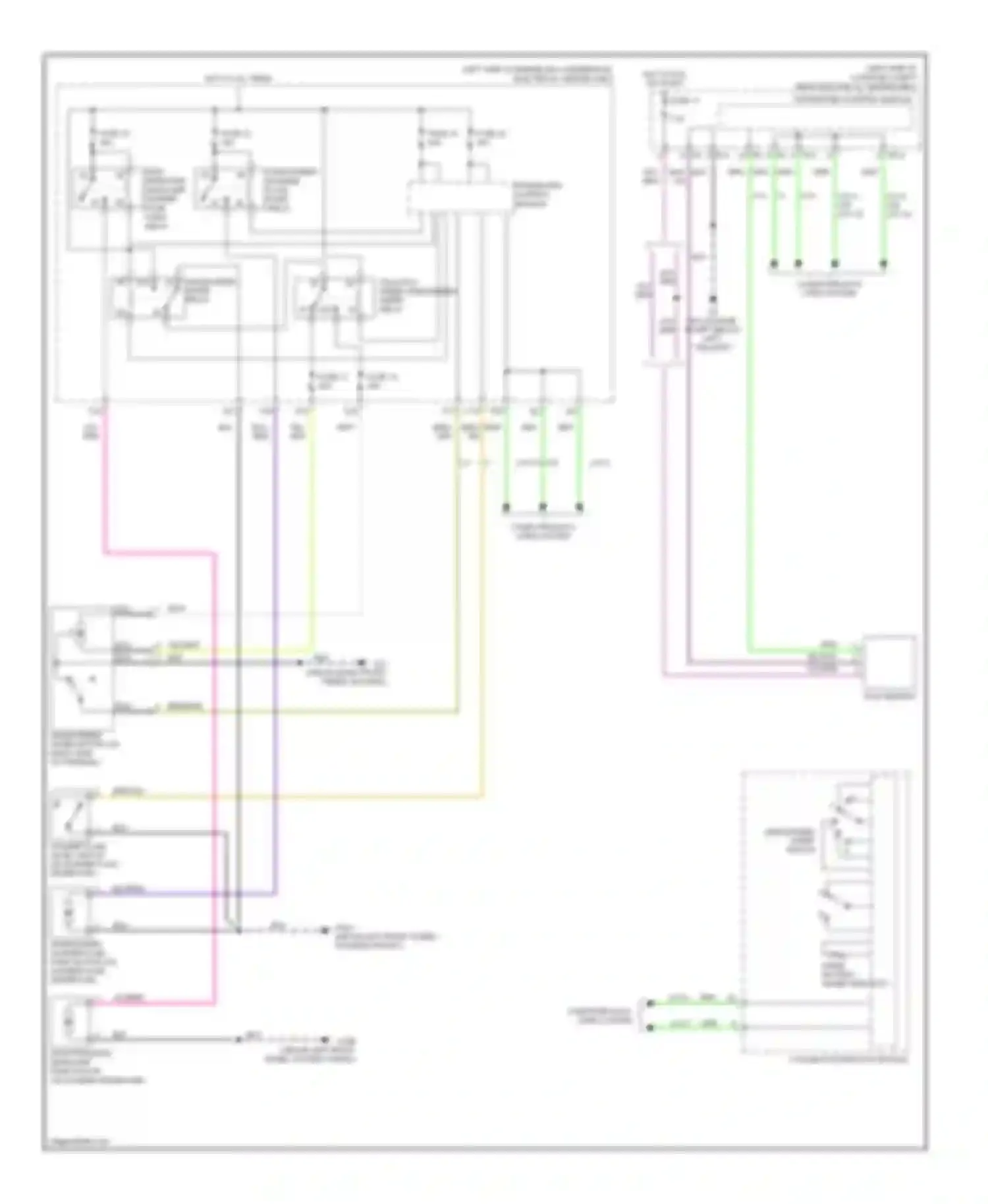 9-3 Saab II (2002-2008): Front wiper/washer circuit