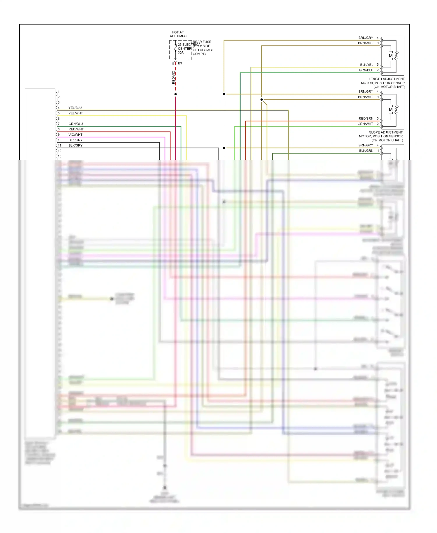 Saab 9-3 II (2002-2008) computer data lines system wiring diagram  (37 of 60)