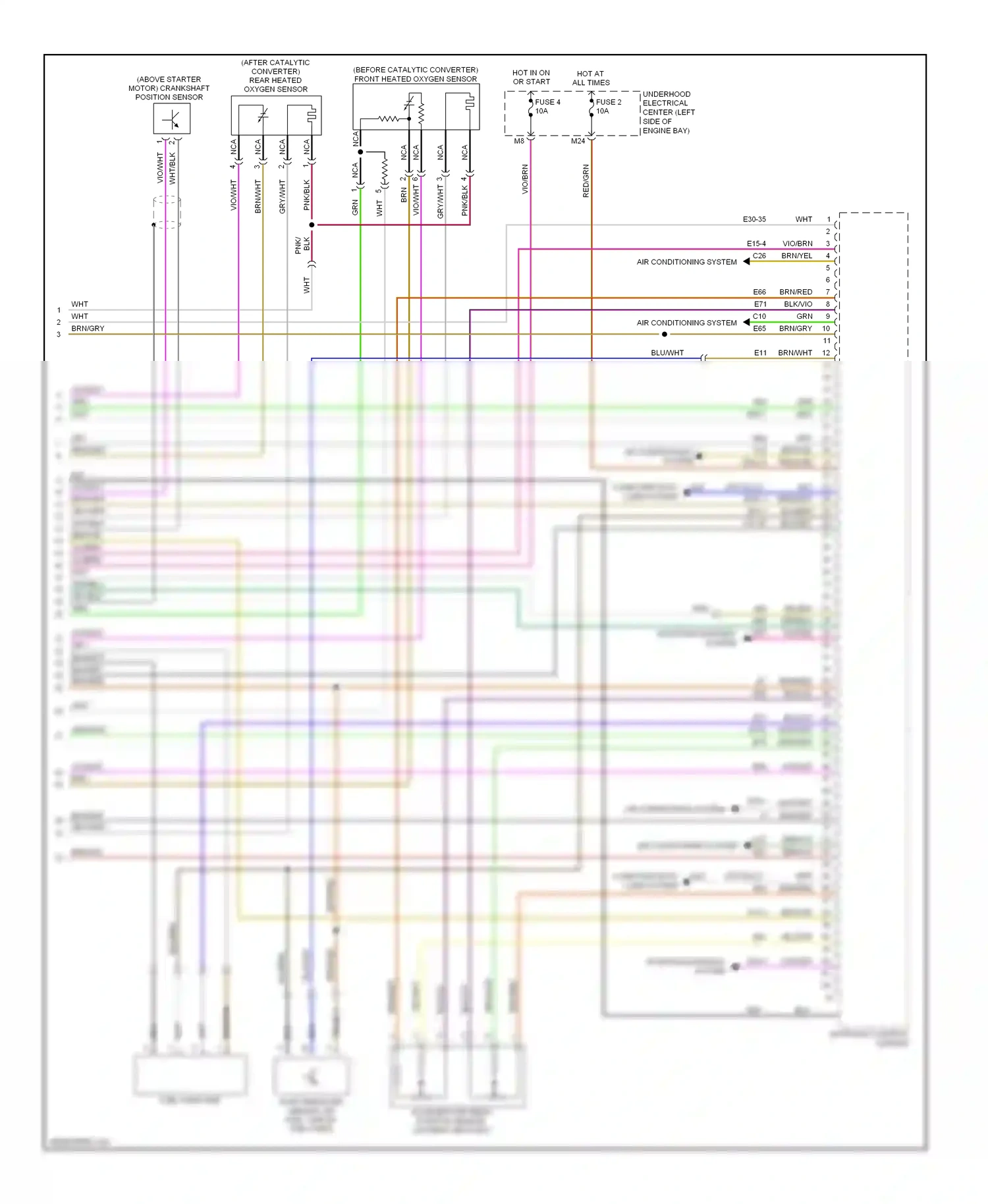 Saab 9-3 II (2002-2008) computer data lines system wiring diagram  (20 of 60)