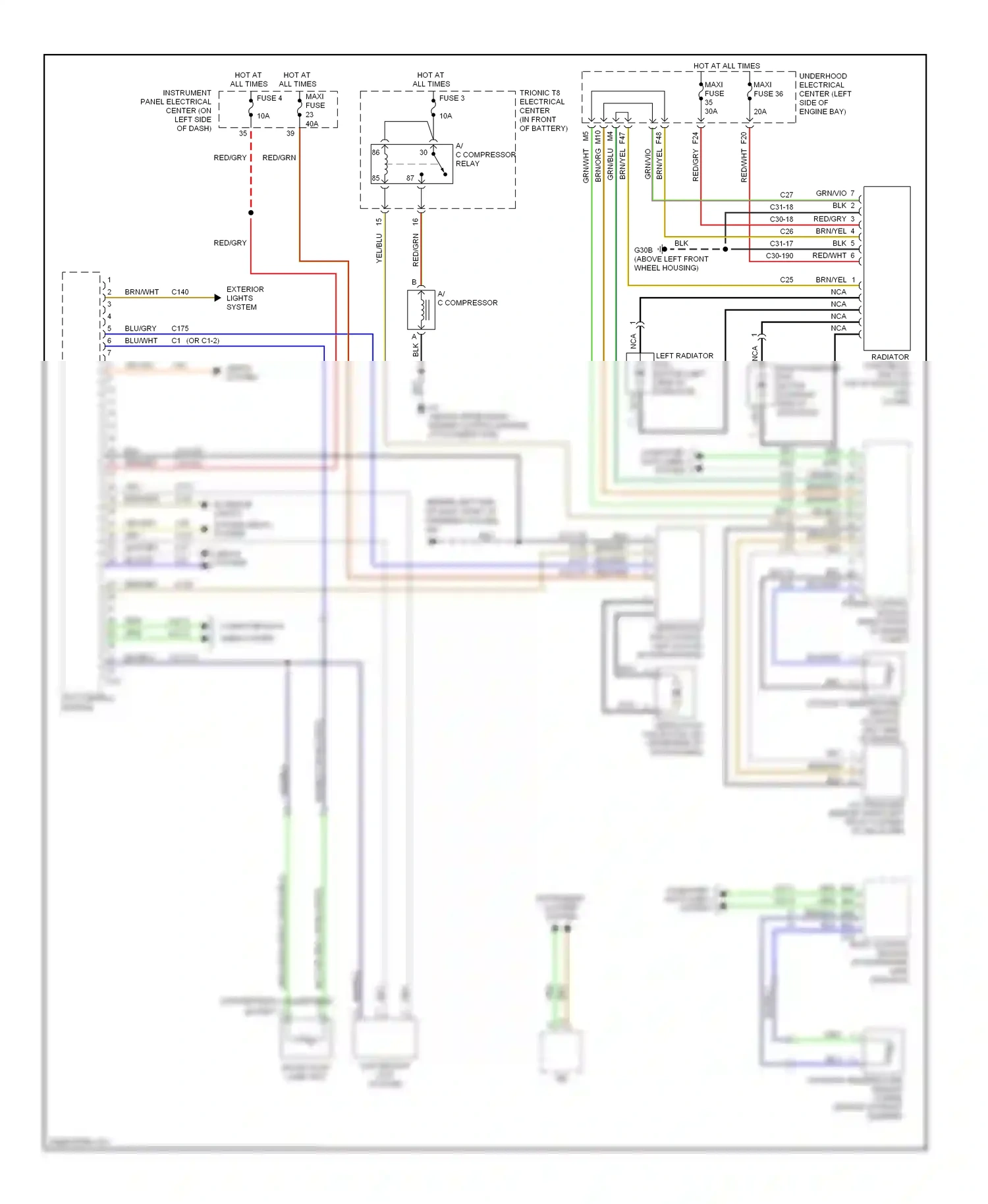 Saab 9-3 II (2002-2008) computer data lines system wiring diagram  (1 of 60)