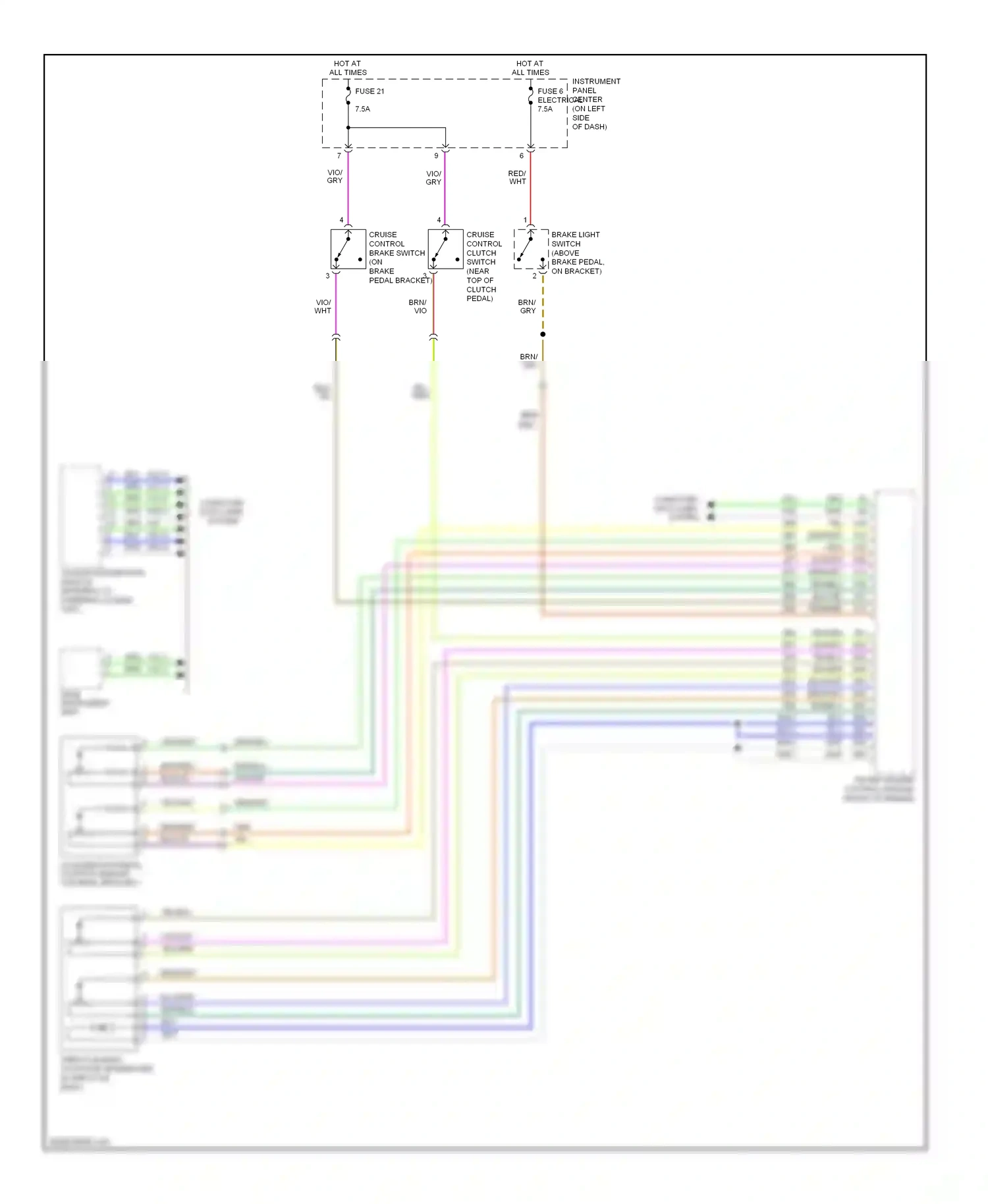 Saab 9-3 II (2002-2008) computer data lines system wiring diagram  (13 of 60)