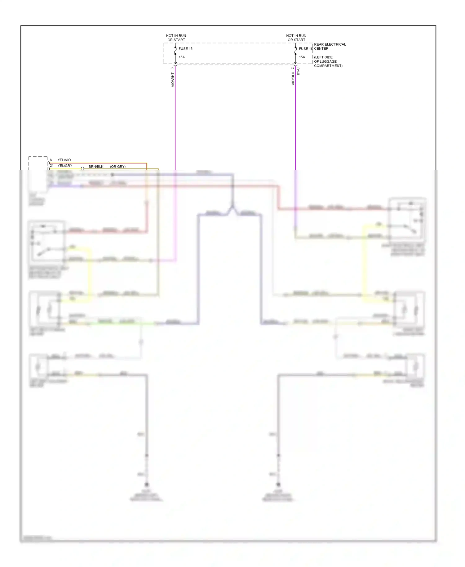 Saab 9-3 II (2002-2008) control module wiring diagram  (1 of 1)