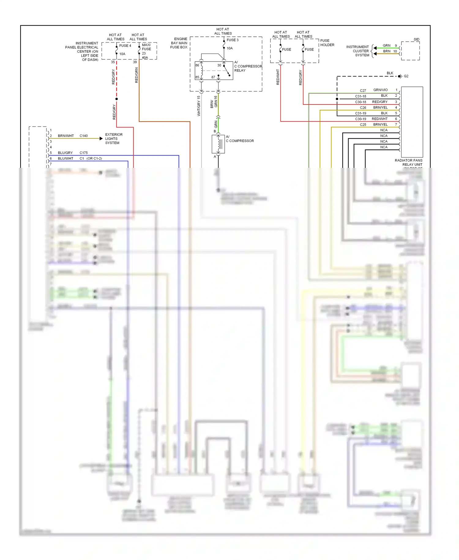 Saab 9-3 II (2002-2008) sid- wiring diagram  (6 of 15)