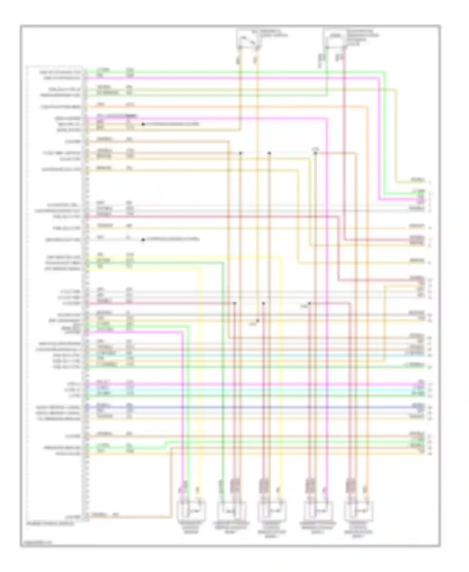 9-4X Saab I (2011-2011): Wiring diagram engine performance 2.8l turbo (1 of 6)
