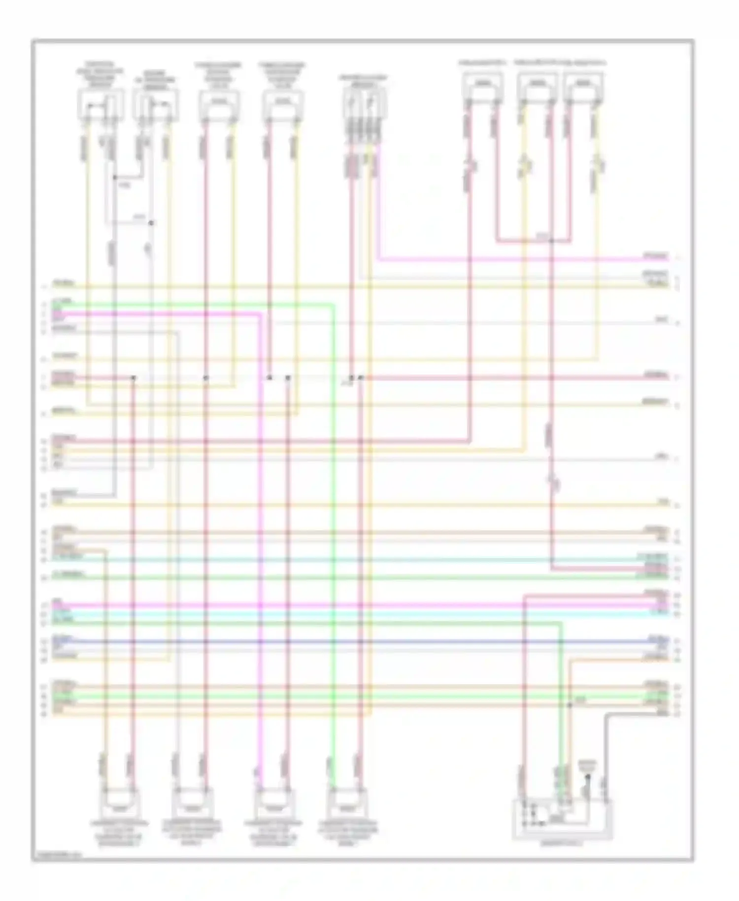 9-4X Saab I (2011-2011): Wiring diagram engine performance 2.8l turbo (2 of 6)