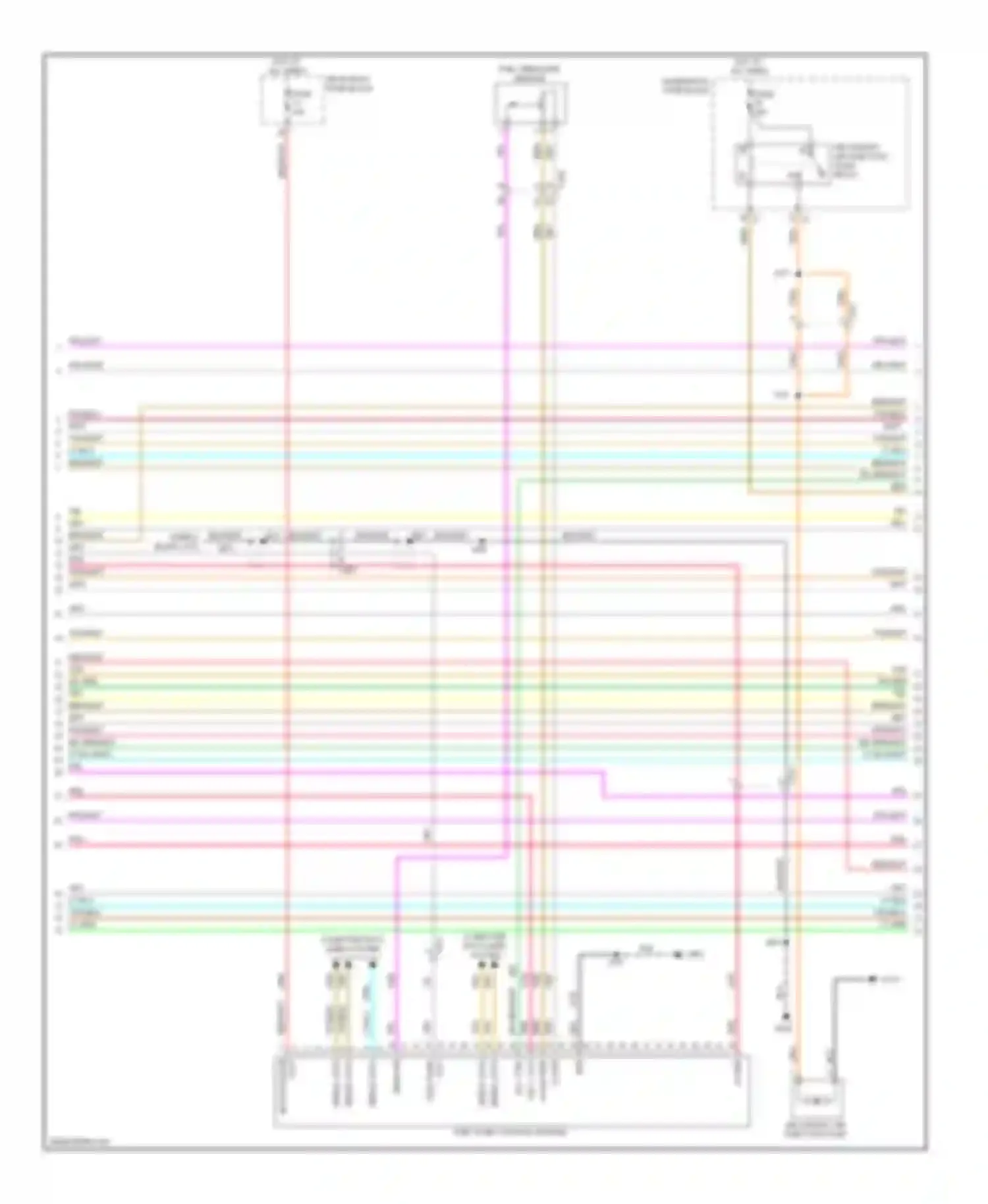 9-4X Saab I (2011-2011): Wiring diagram engine performance 2.8l turbo (5 of 6)