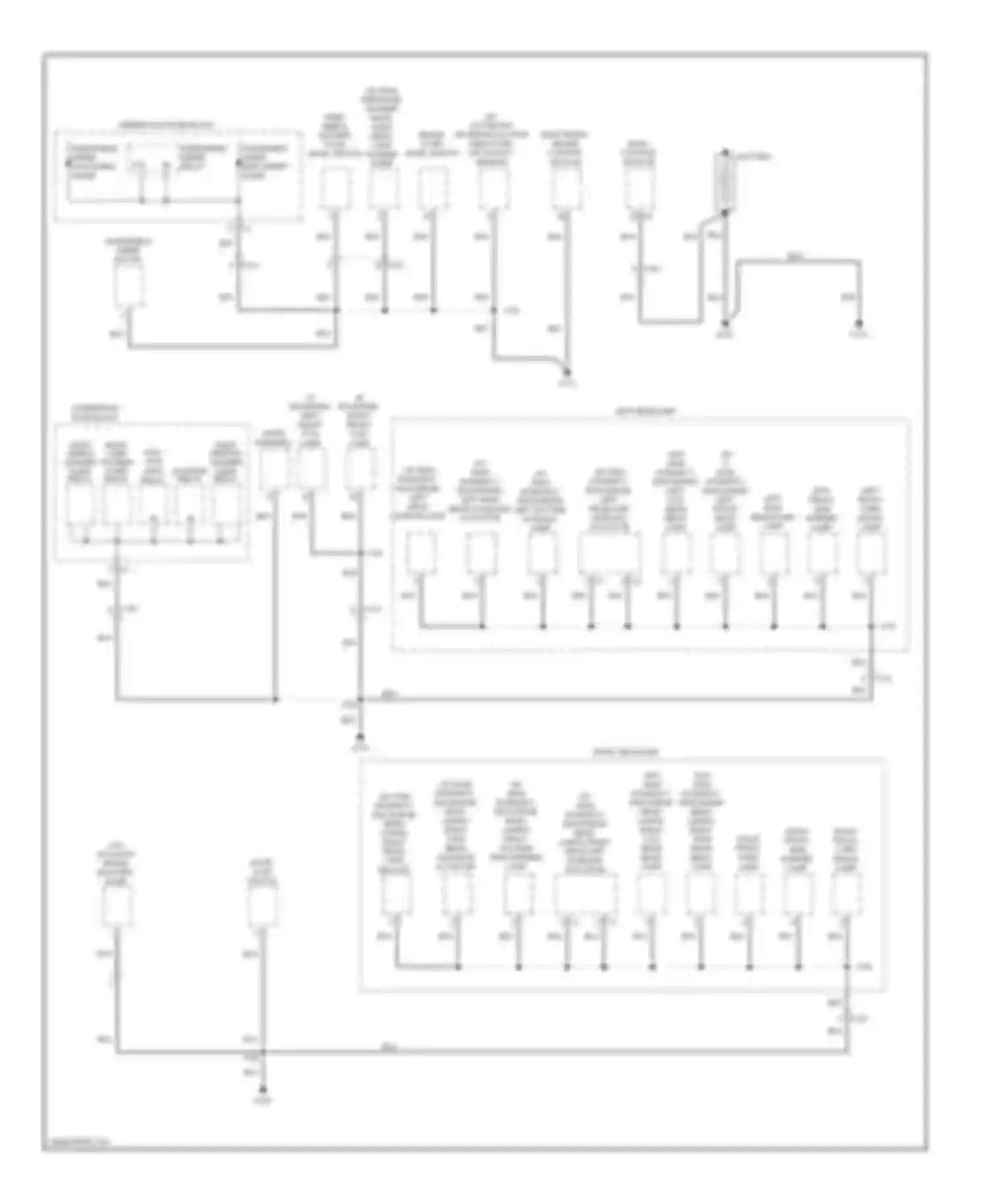 9-4X Saab I (2011-2011): Ground distribution circuit (1 of 5)