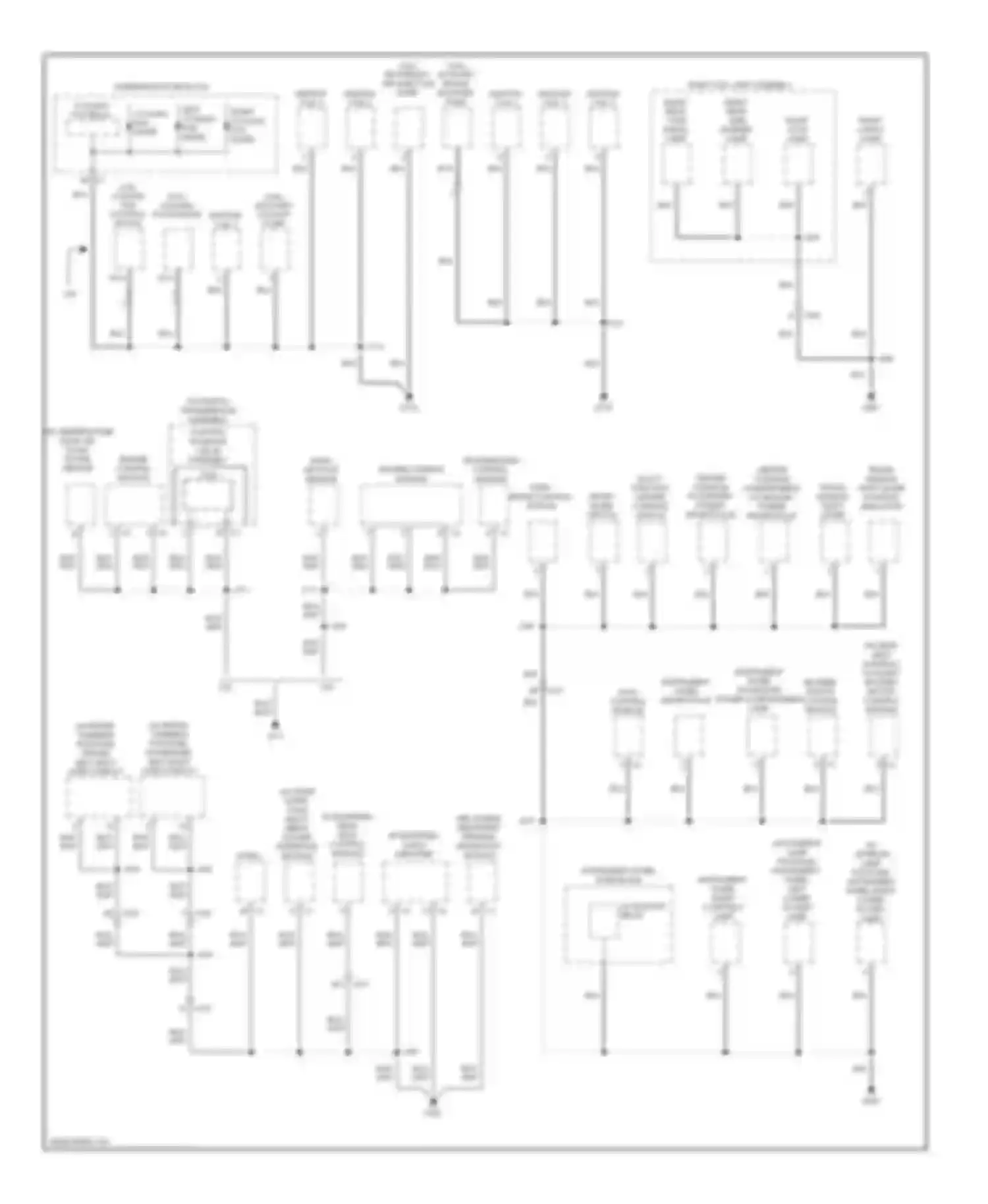 9-4X Saab I (2011-2011): Ground distribution circuit (2 of 5)