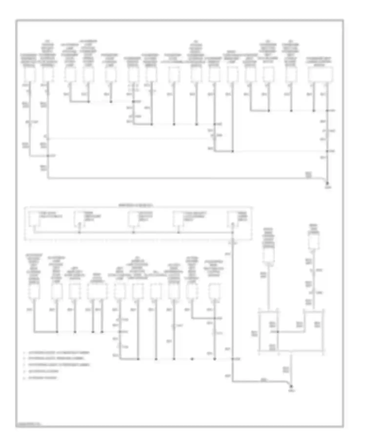 9-4X Saab I (2011-2011): Ground distribution circuit (4 of 5)