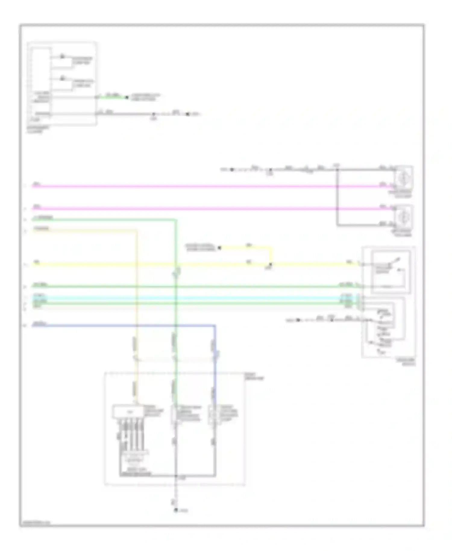9-4X Saab I (2011-2011): Headlamps circuit, with high intensity discharge (2 of 2)