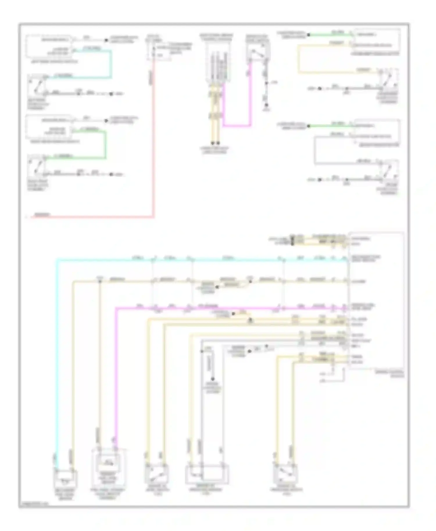9-4X Saab I (2011-2011): Instrument cluster circuit (2 of 2)