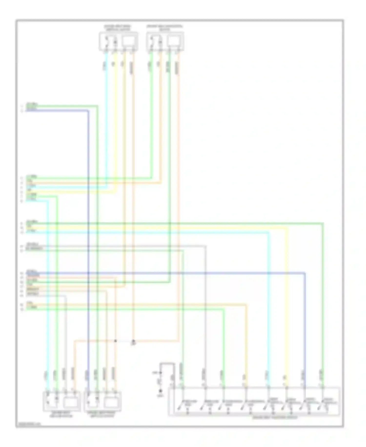 9-4X Saab I (2011-2011): Memory seat circuit (2 of 2)