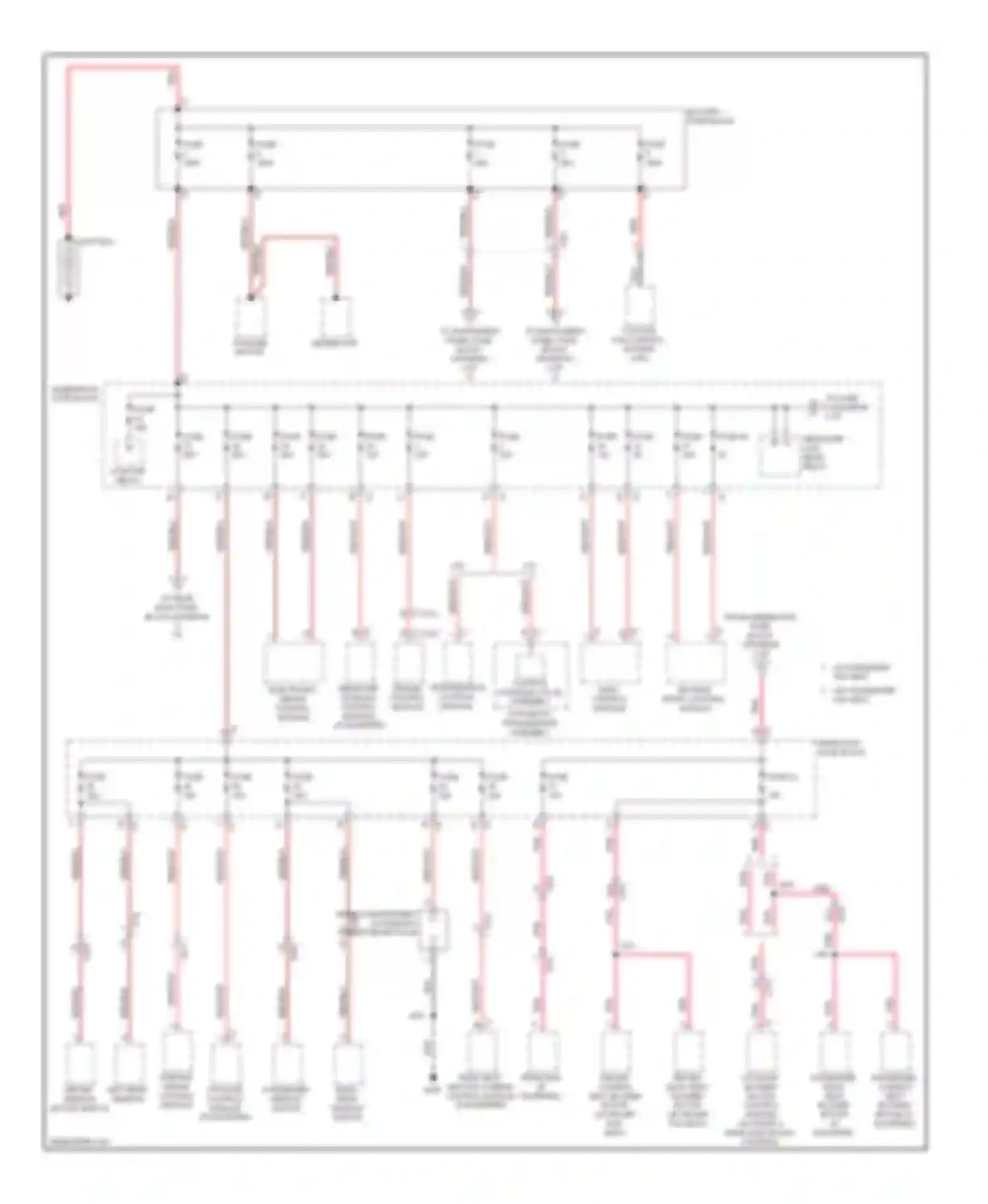 9-4X Saab I (2011-2011): Power distribution circuit (1 of 5)