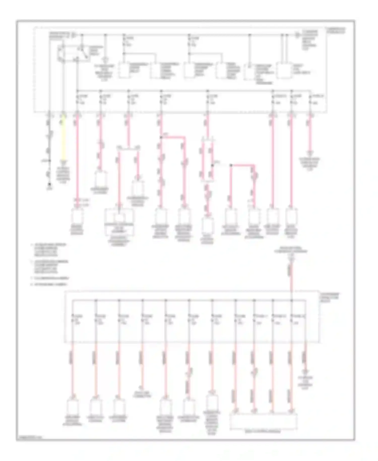9-4X Saab I (2011-2011): Power distribution circuit (2 of 5)