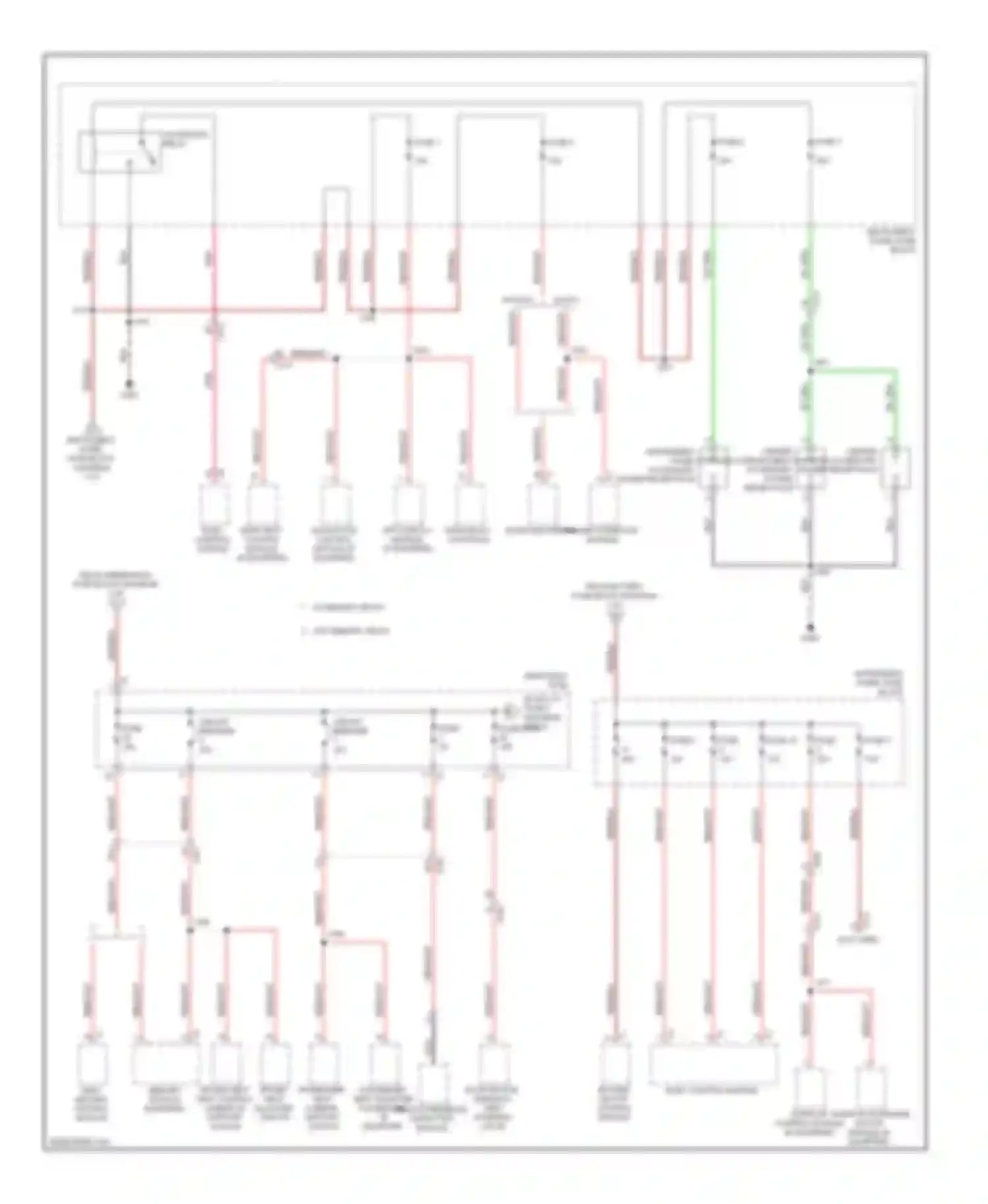 9-4X Saab I (2011-2011): Power distribution circuit (4 of 5)