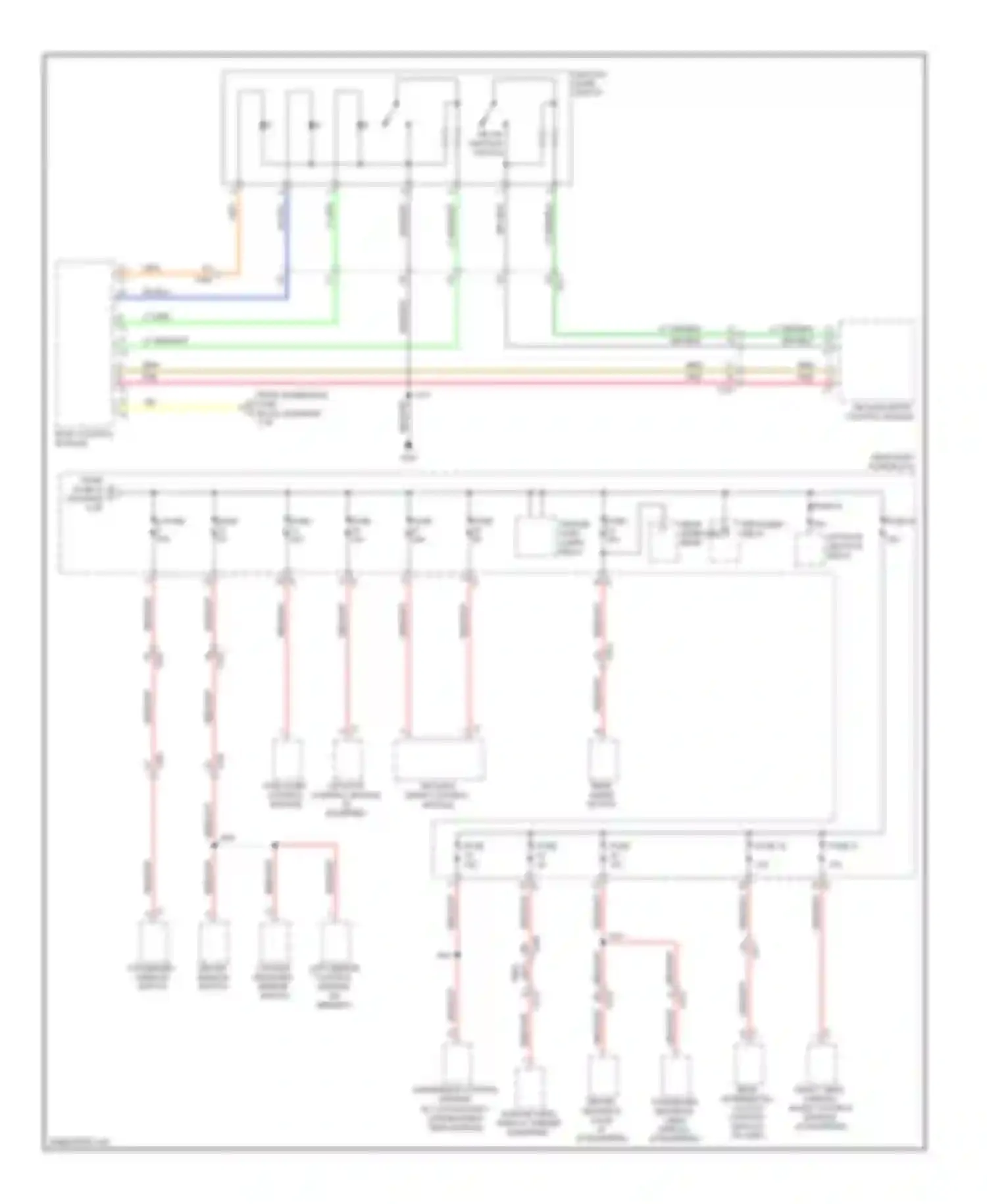 9-4X Saab I (2011-2011): Power distribution circuit (5 of 5)