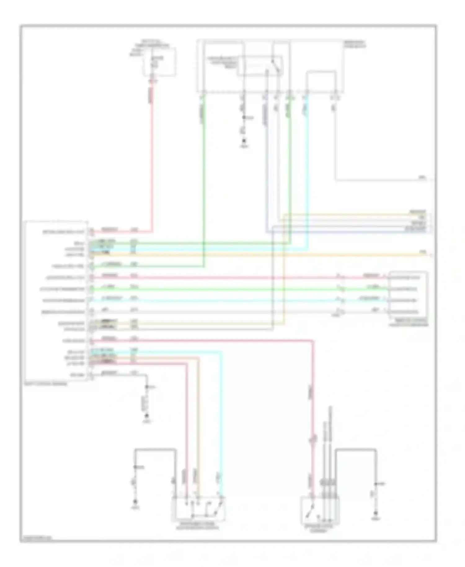 9-4X Saab I (2011-2011): Power door locks circuit, without passive keyless entry (1 of 2)