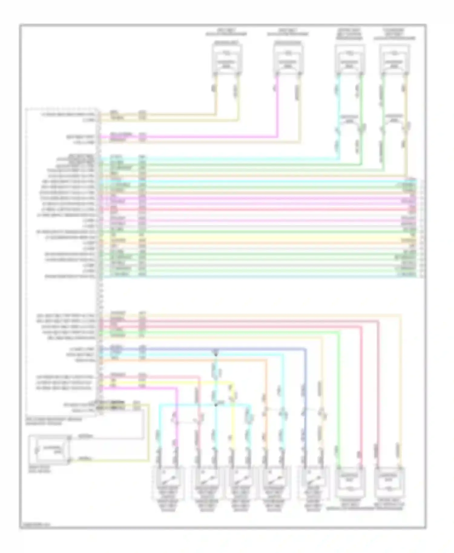 9-4X Saab I (2011-2011): Supplemental restraints circuit (1 of 3)
