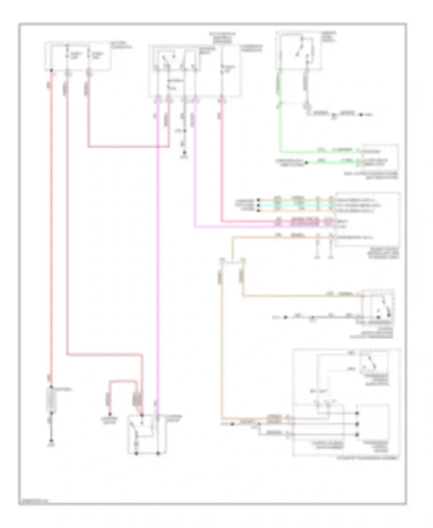 Wiring diagram 2.8l 3.0l for Saab 9-4X I (2011-2011) (7 of 7)