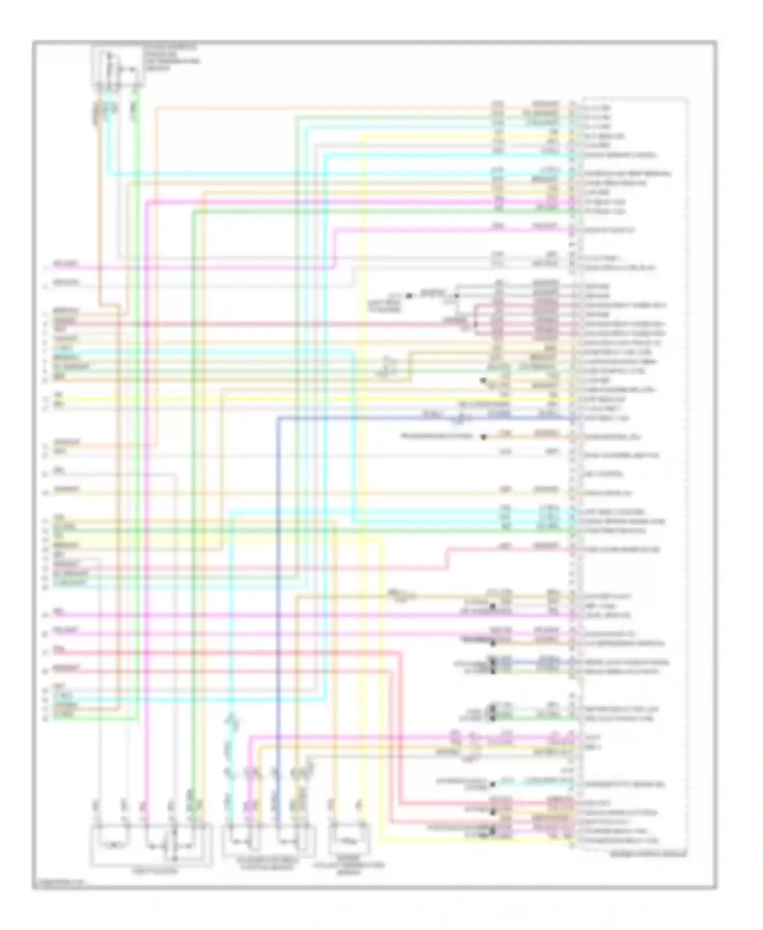 Wiring diagram accelerator pedal position sensor for Saab 9-4X I (2011-2011) (2 of 2)
