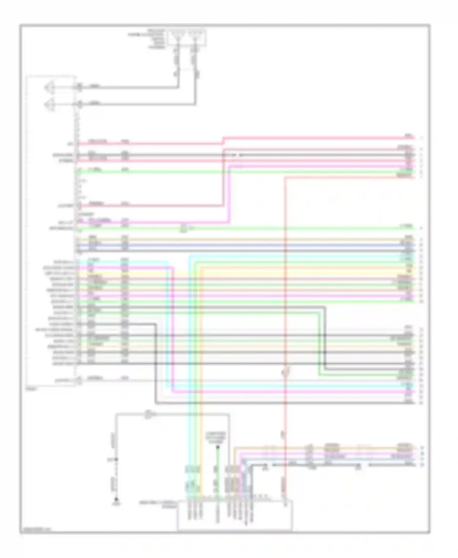 Wiring diagram blk/wht for Saab 9-4X I (2011-2011) (54 of 67)