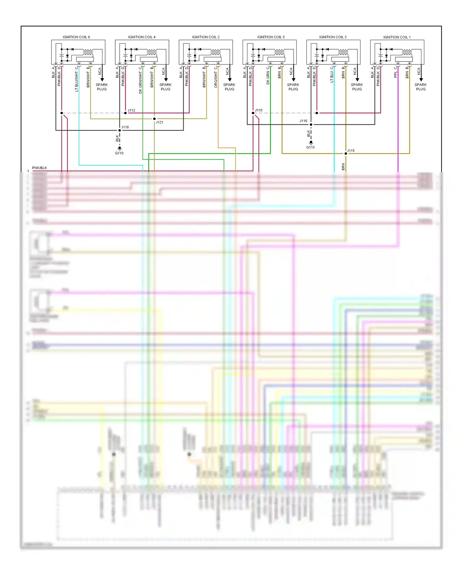 Saab 9-4X I (2011-2011) engine control module (ecm) wiring diagram  (5 of 7)