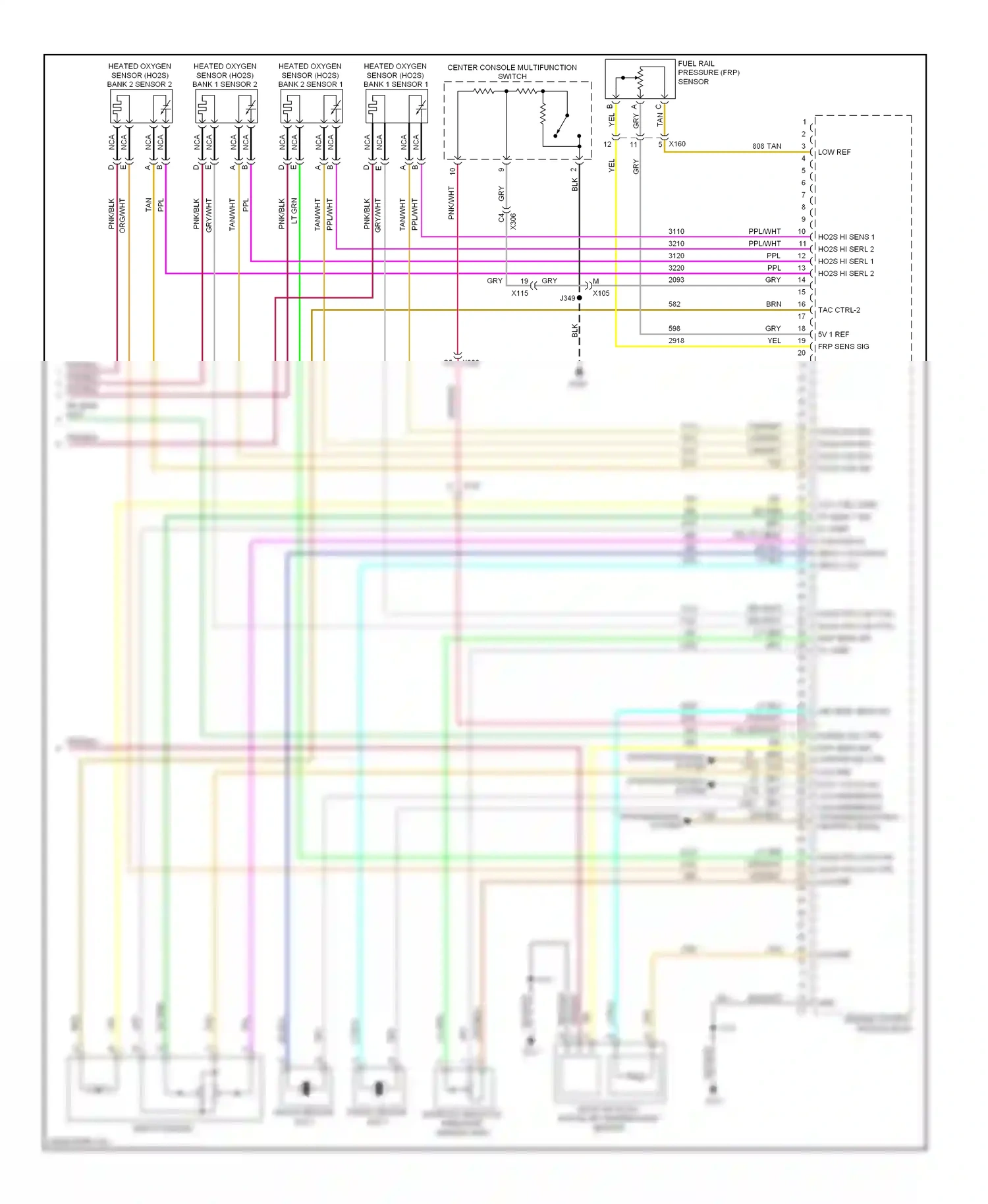 Saab 9-4X I (2011-2011) engine control module (ecm) wiring diagram  (7 of 7)