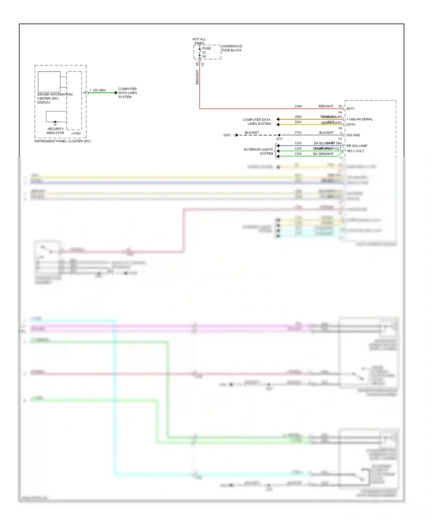 Saab 9-4X I (2011-2011) entry antenna wiring diagram  (1 of 2)