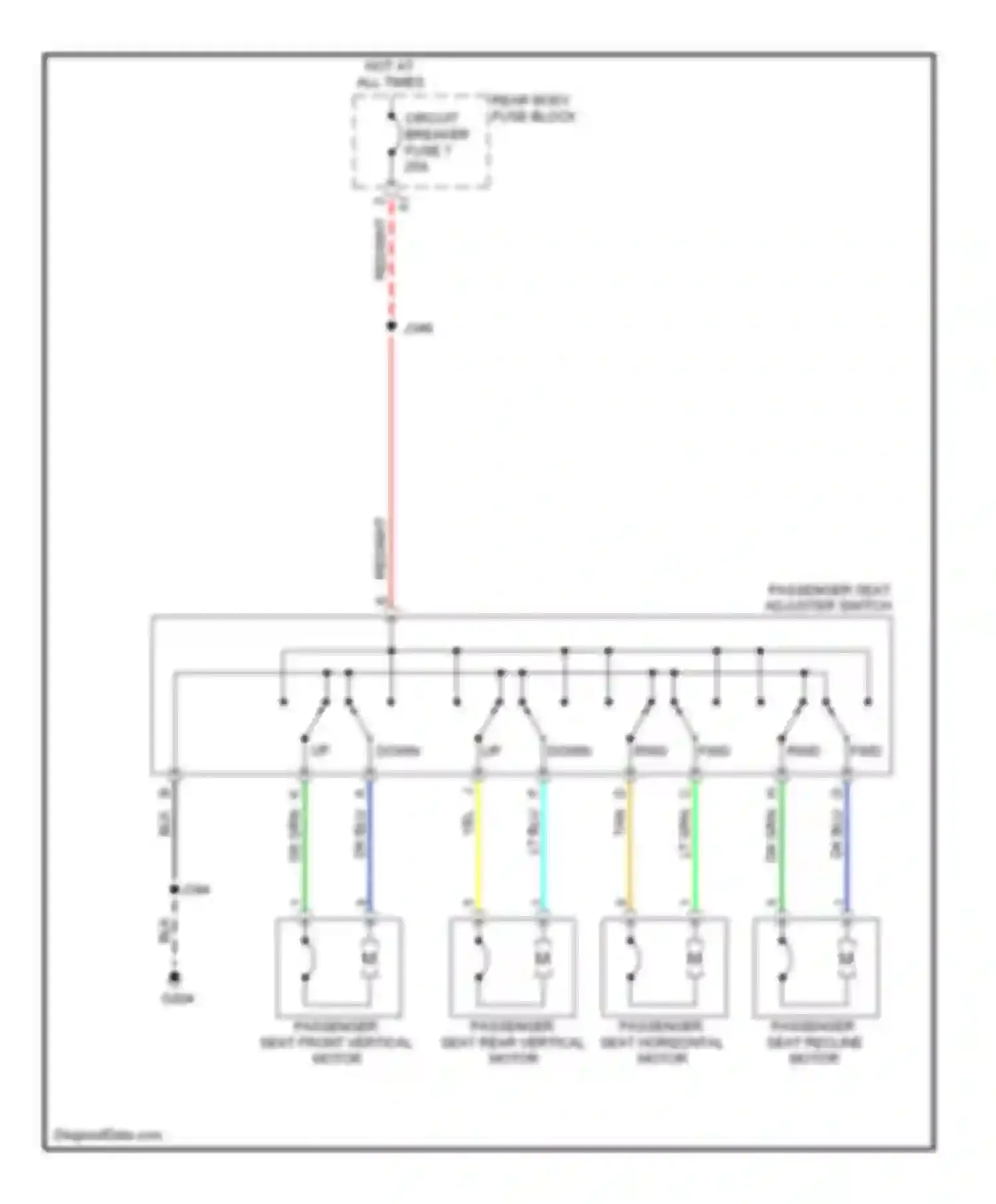 Wiring diagram fwd rwd for Saab 9-4X I (2011-2011) (1 of 1)