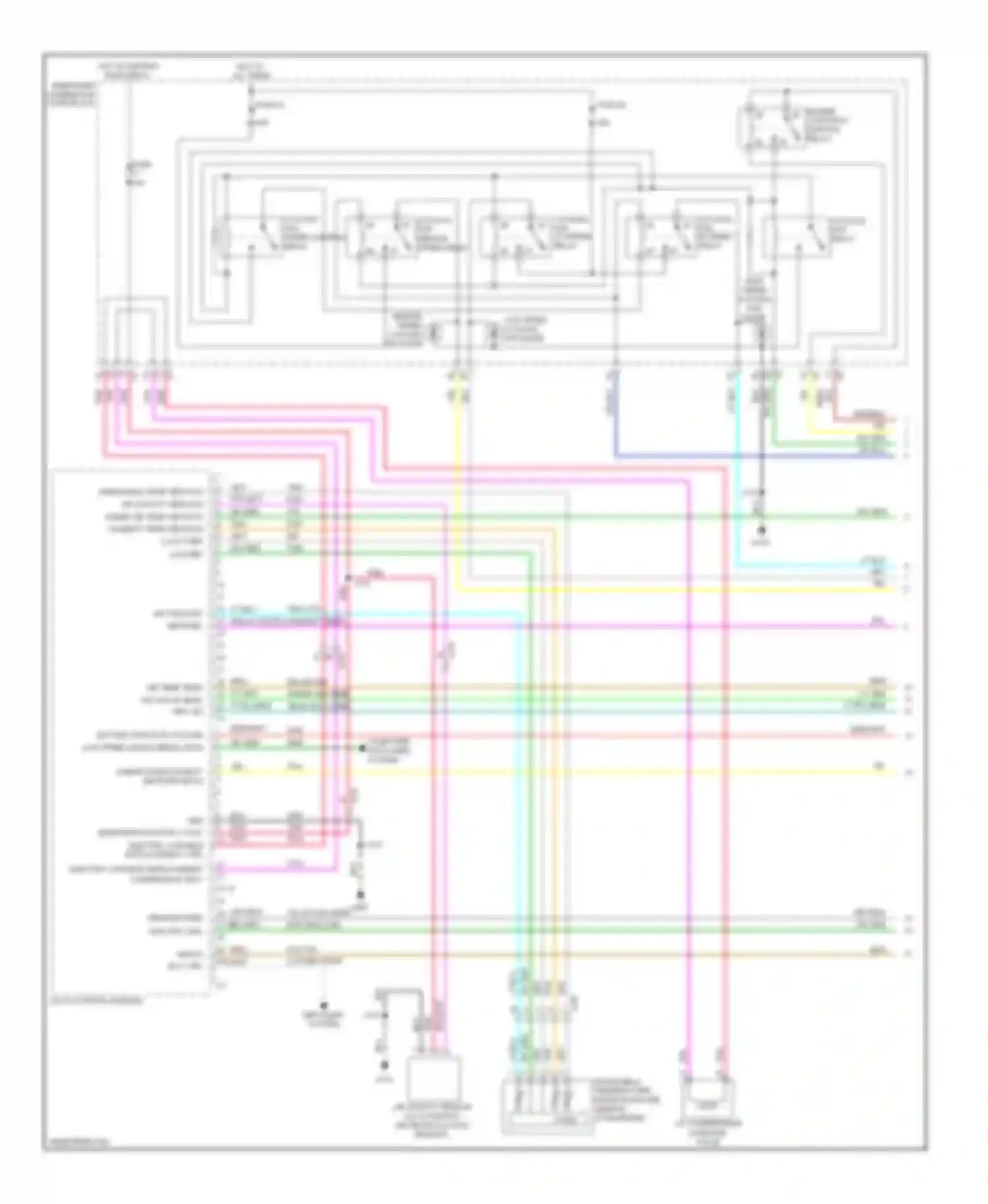 Wiring diagram hvac control module for Saab 9-4X I (2011-2011) (3 of 9)