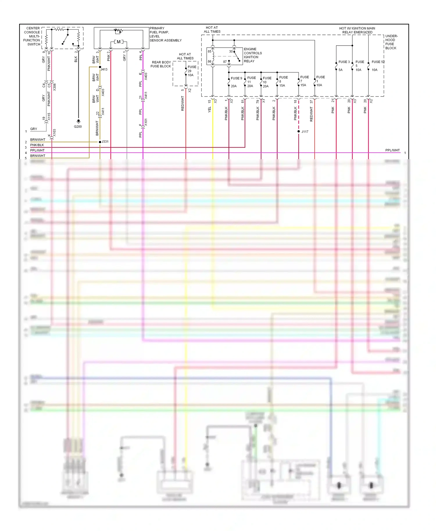 Saab 9-4X I (2011-2011) ind wiring diagram  (2 of 2)