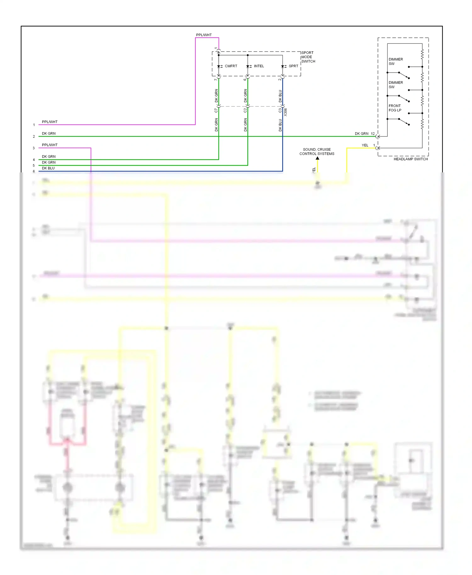 Saab 9-4X I (2011-2011) intel wiring diagram  (1 of 1)