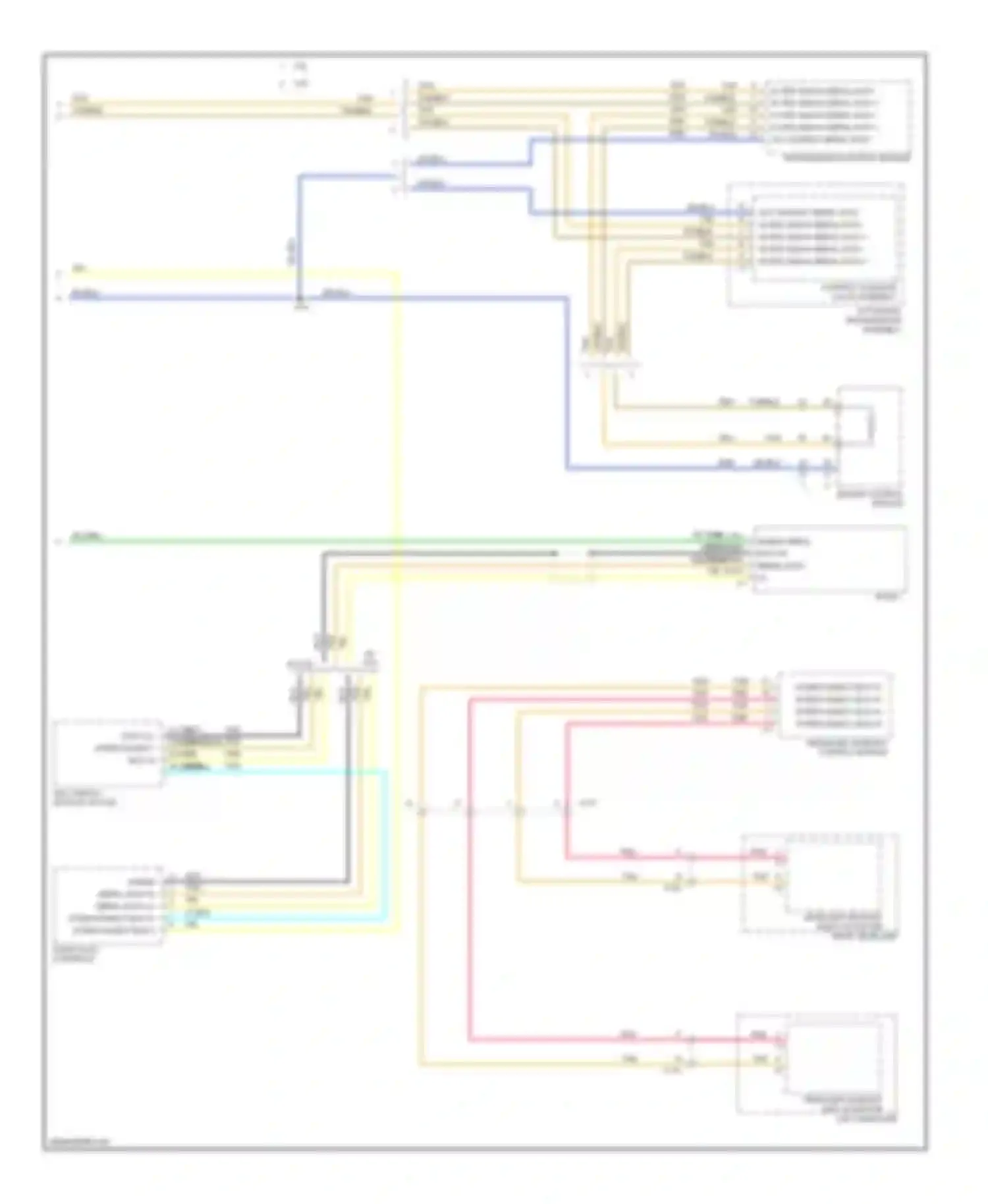 Wiring diagram left headlamp for Saab 9-4X I (2011-2011) (1 of 5)