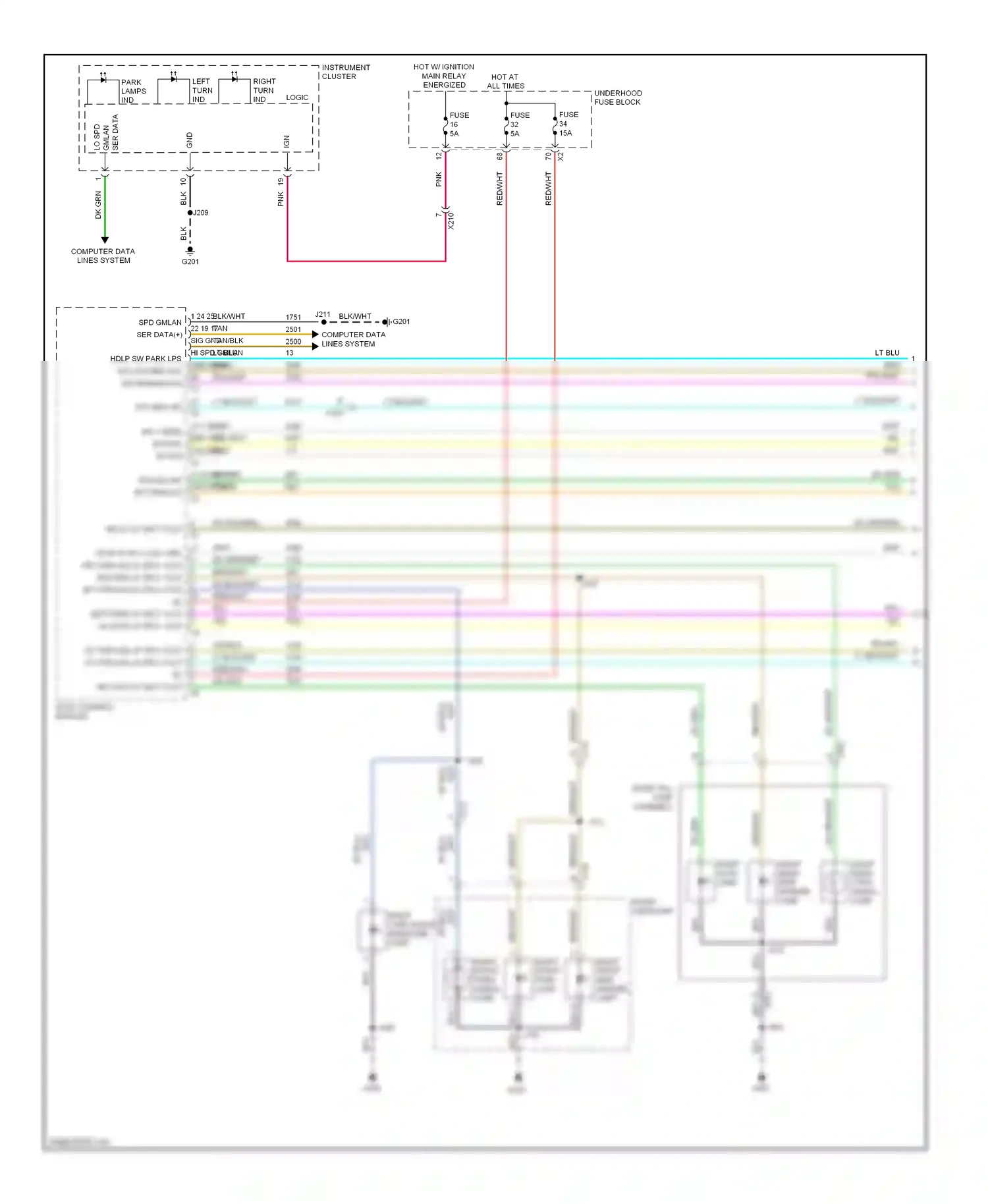 Saab 9-4X I (2011-2011) logic wiring diagram  (13 of 34)