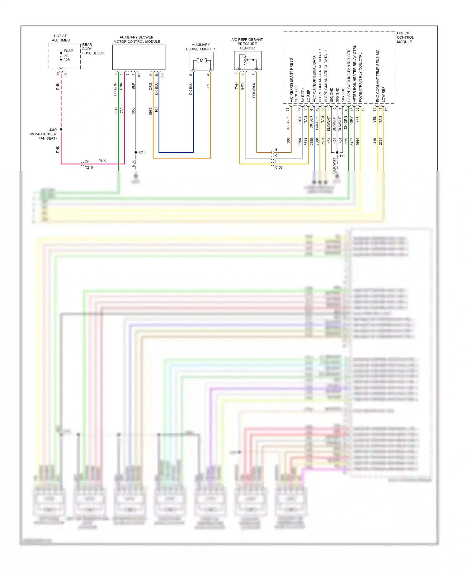 Saab 9-4X I (2011-2011) module wiring diagram  (1 of 1)
