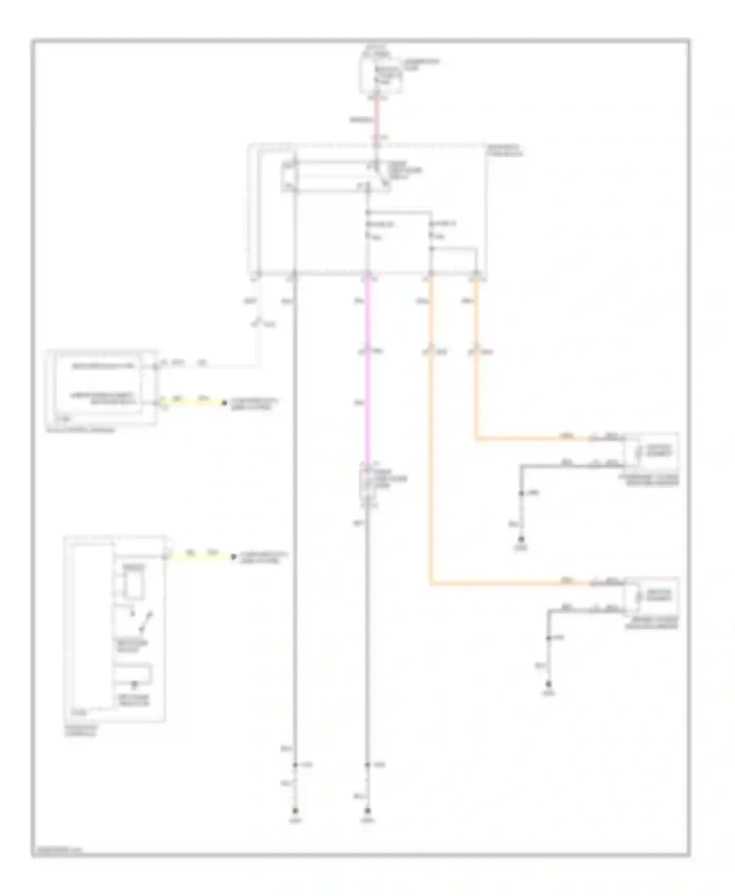 Wiring diagram radio/hvac controls for Saab 9-4X I (2011-2011) (1 of 8)