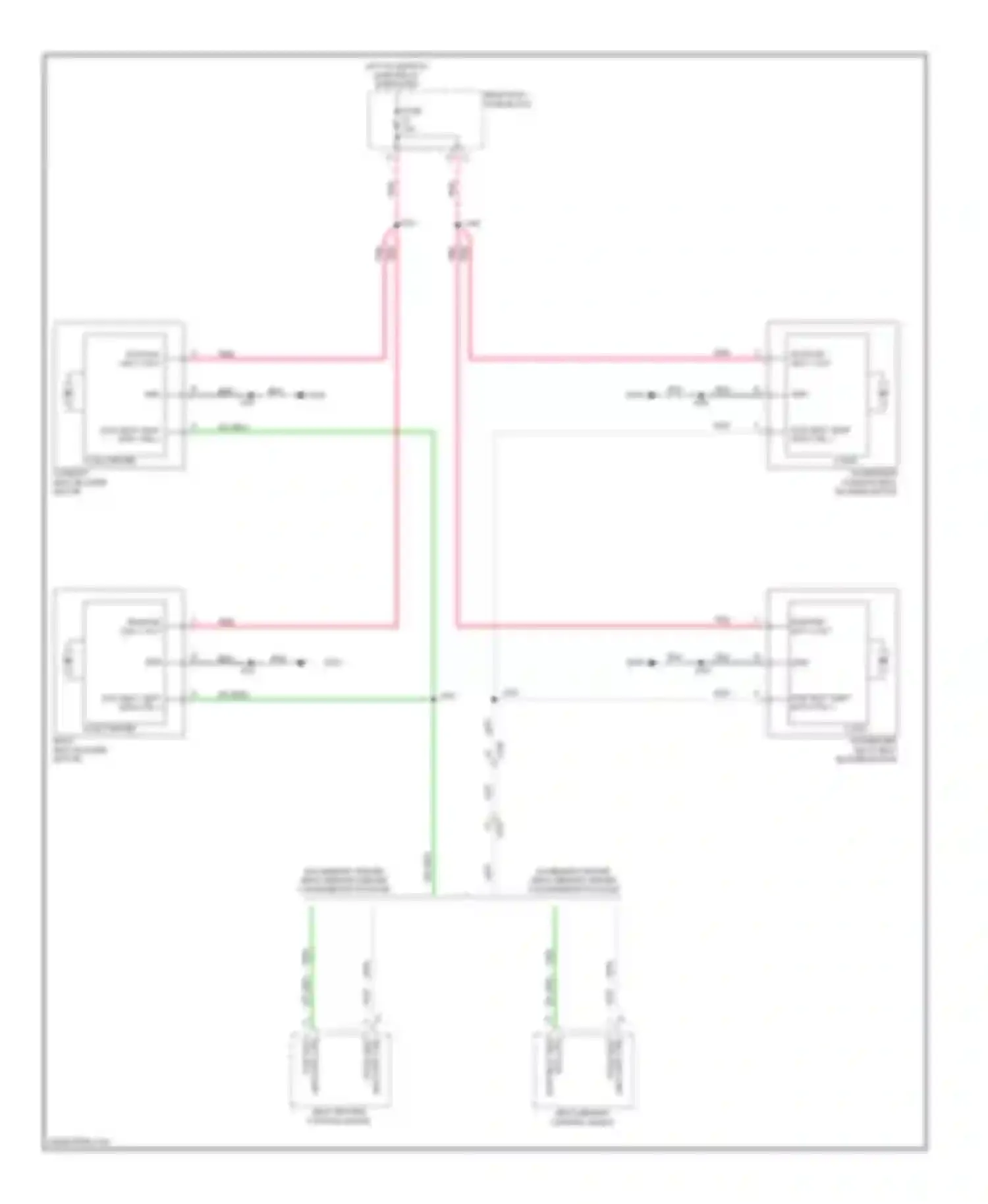 Wiring diagram run/cnk ign 1 volt for Saab 9-4X I (2011-2011) (1 of 1)