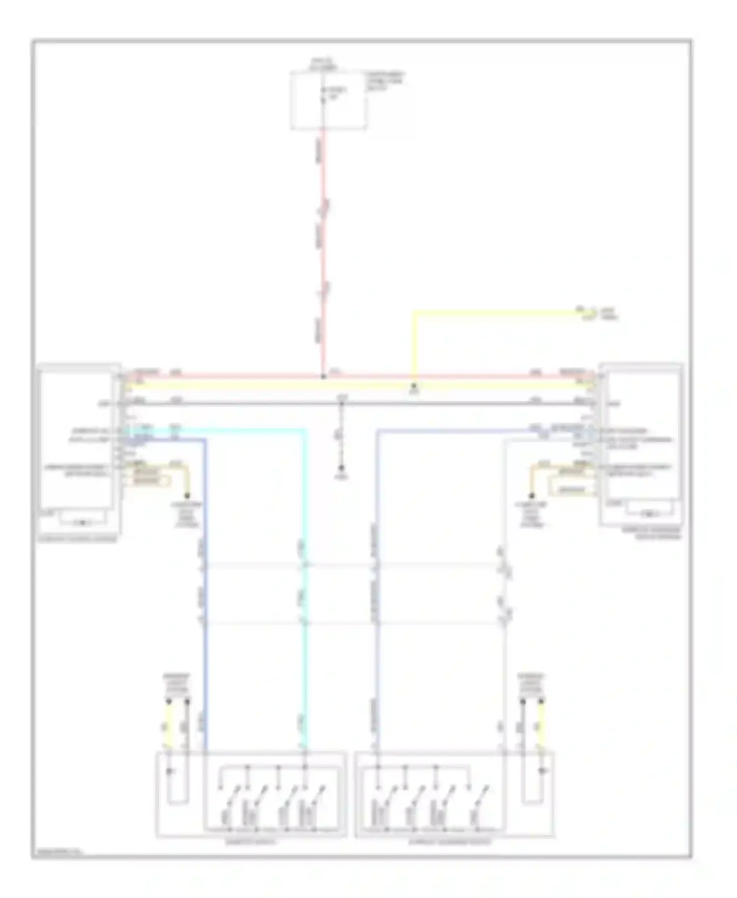 Wiring diagram sunroof sw data 1 lo ref for Saab 9-4X I (2011-2011) (1 of 1)