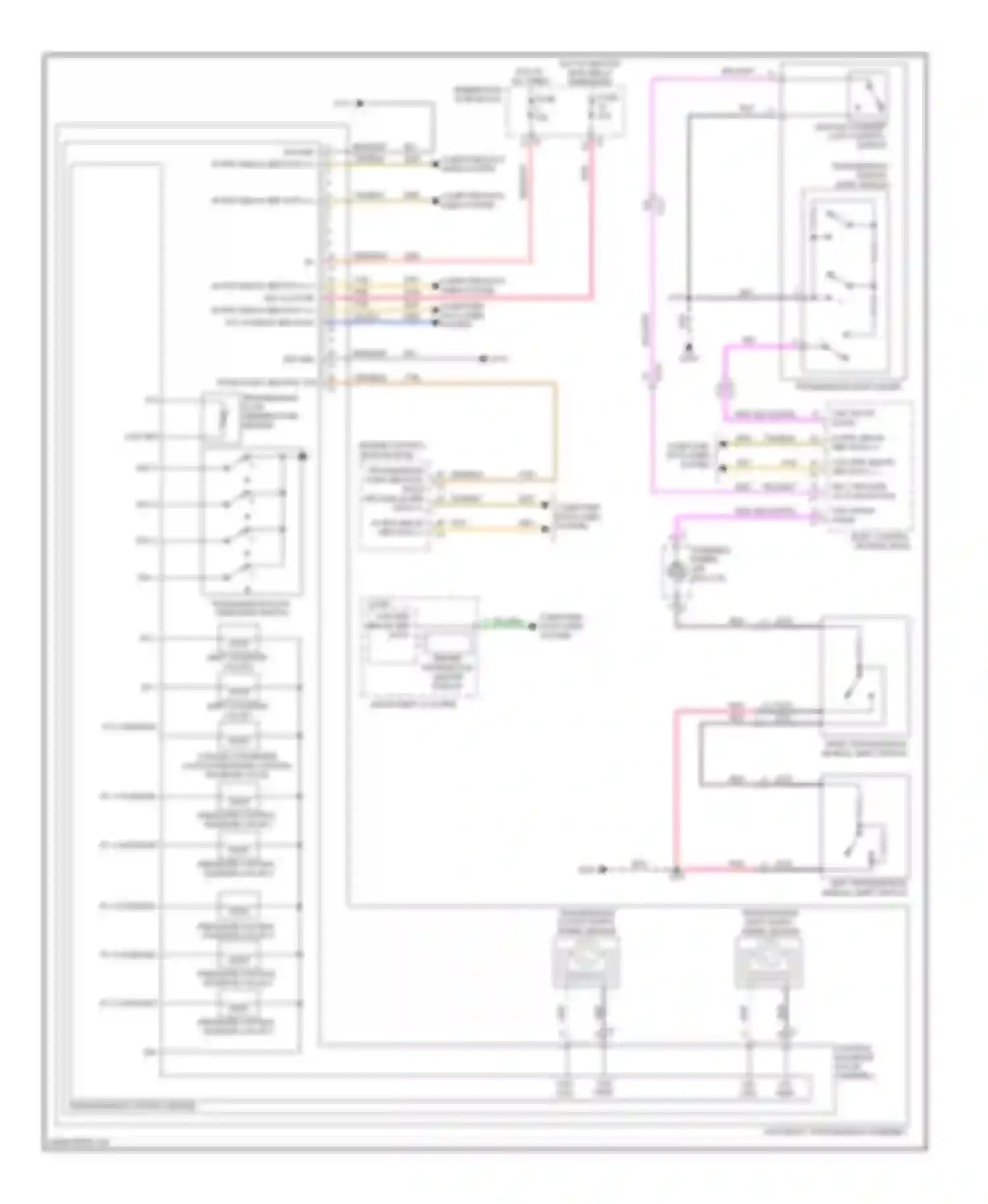 Wiring diagram trans park neutral sig for Saab 9-4X I (2011-2011) (1 of 1)