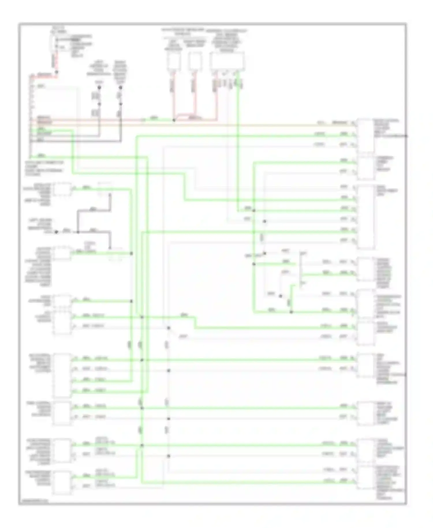 9-5 Saab I facelift 2 (2005-2010): Computer data lines circuit