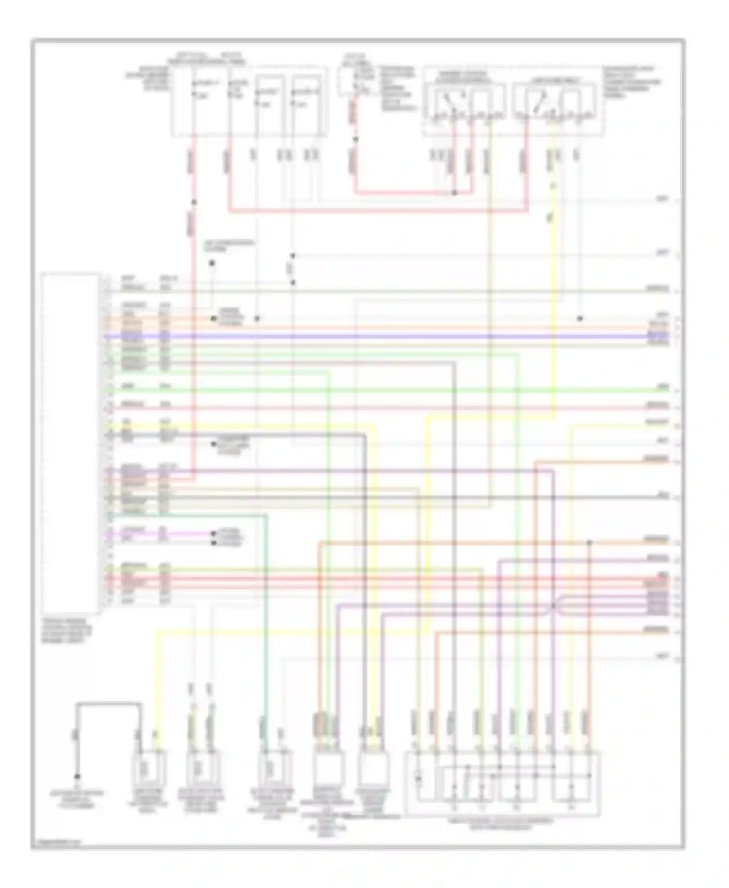 9-5 Saab I facelift 2 (2005-2010): Wiring diagram engine performance 2.3l turbo (1 of 3)